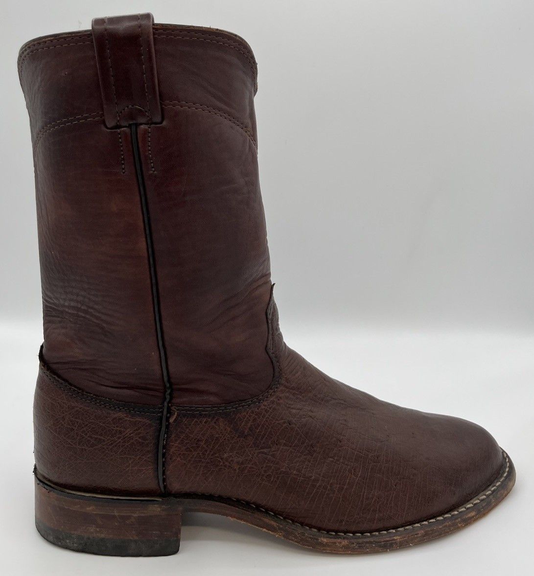 Larry Mahan Larry Mahan Cowboy Boots Brown Bullhide Leather Size 8.5 XE Size US 8.5 / EU 41-42 - 8 Thumbnail