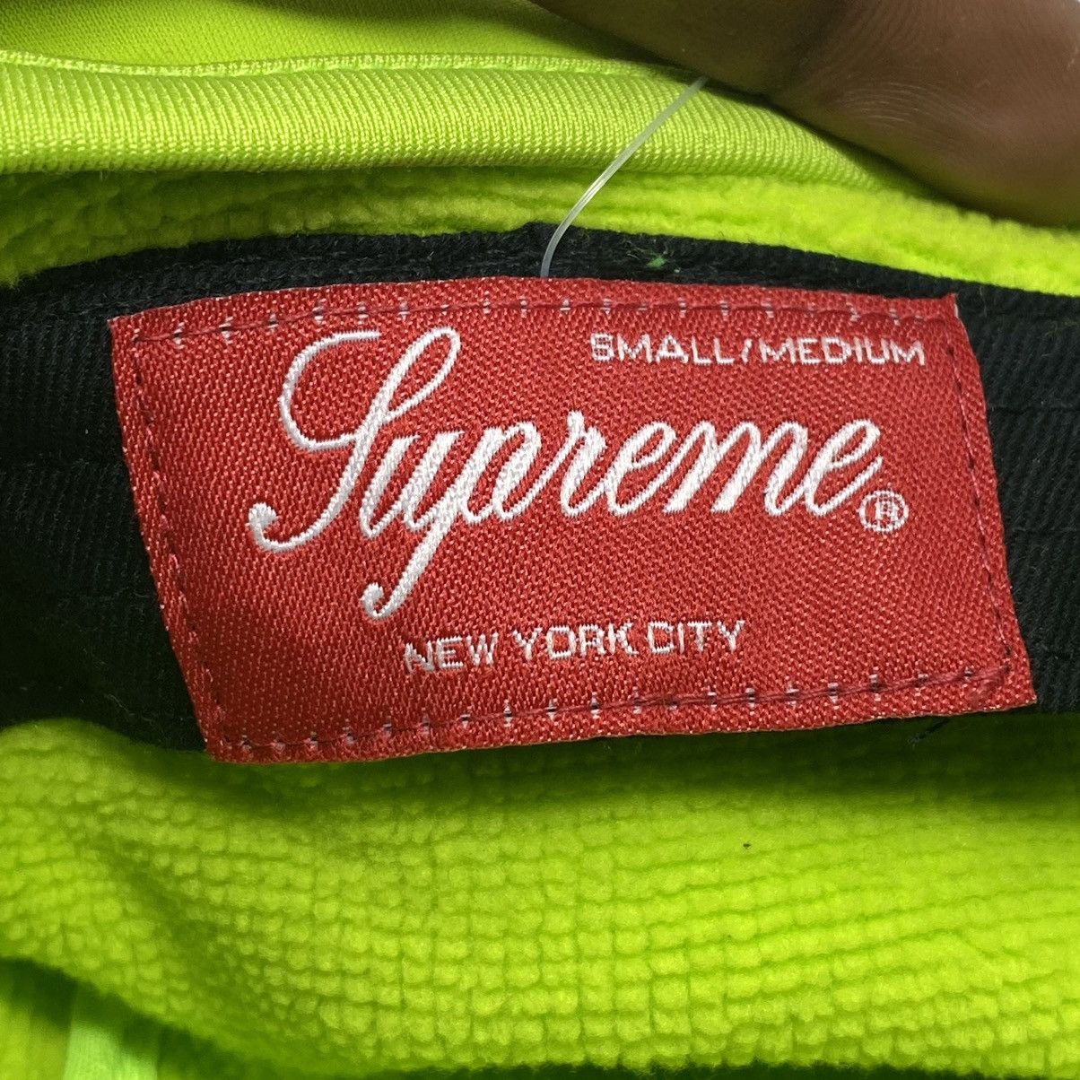 Goretex × Supreme Supreme Gore-Tex Windstopper Crusher Lime Green Bucket Hat Size ONE SIZE - 6 Thumbnail