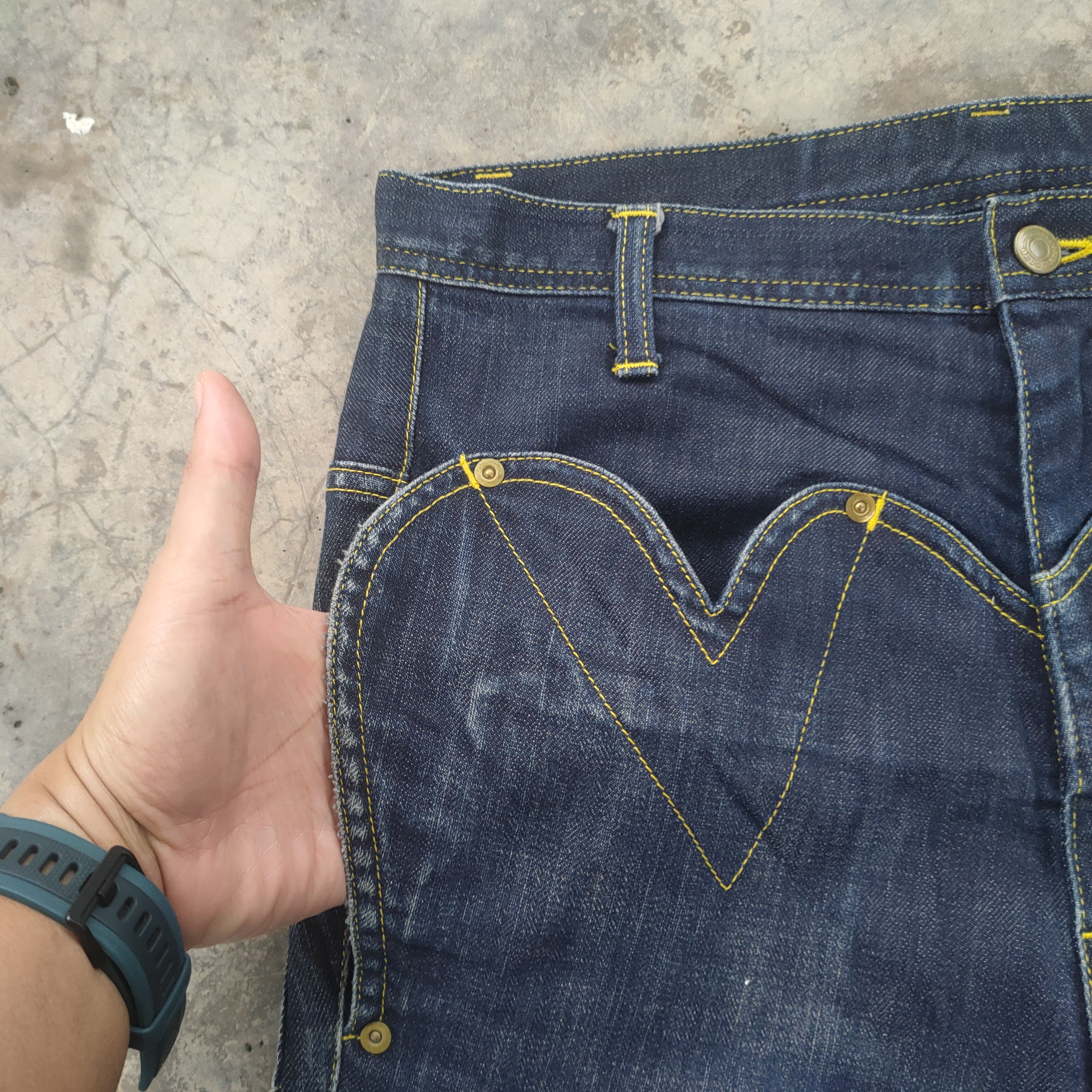 Issey Miyake × Jean × mercibeaucoup MERCIBEAUCOUP BY ISSEY MIYAKE JEAN DENIM PANTS Size US 32 / EU 48 - 6 Thumbnail