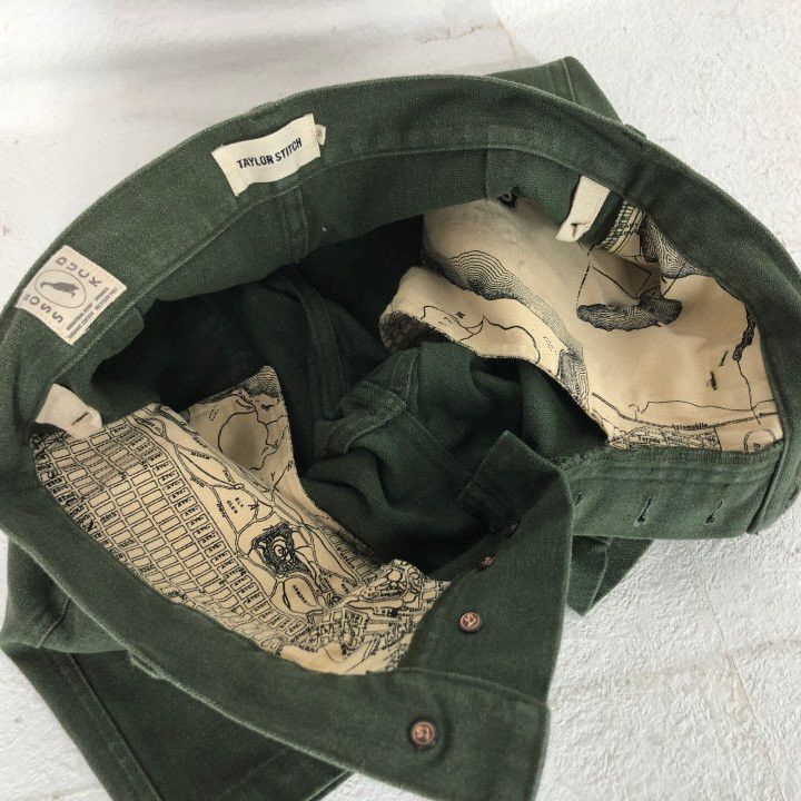 Taylor Stitch The Camp Short in Olive Boss Duck Size US 29 - 5 Thumbnail
