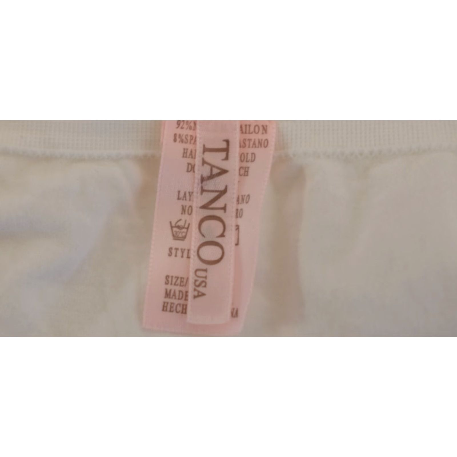 Vintage Nwot! Tanco Knit Legging Pants Style: C02 White Womens One Size #A1-78 Leggings Size 42" / US 20 - 7 Thumbnail