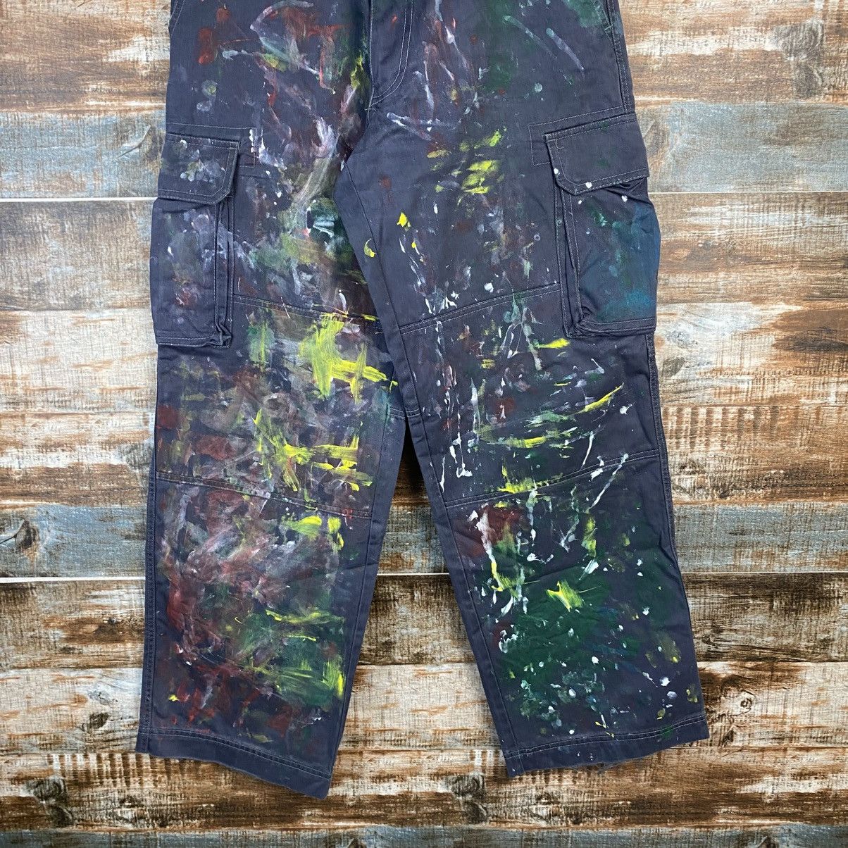 Dickies DL Dickies Gray Custom Cargo Multipocket Pants #C1205 Size US 31 - 3 Thumbnail