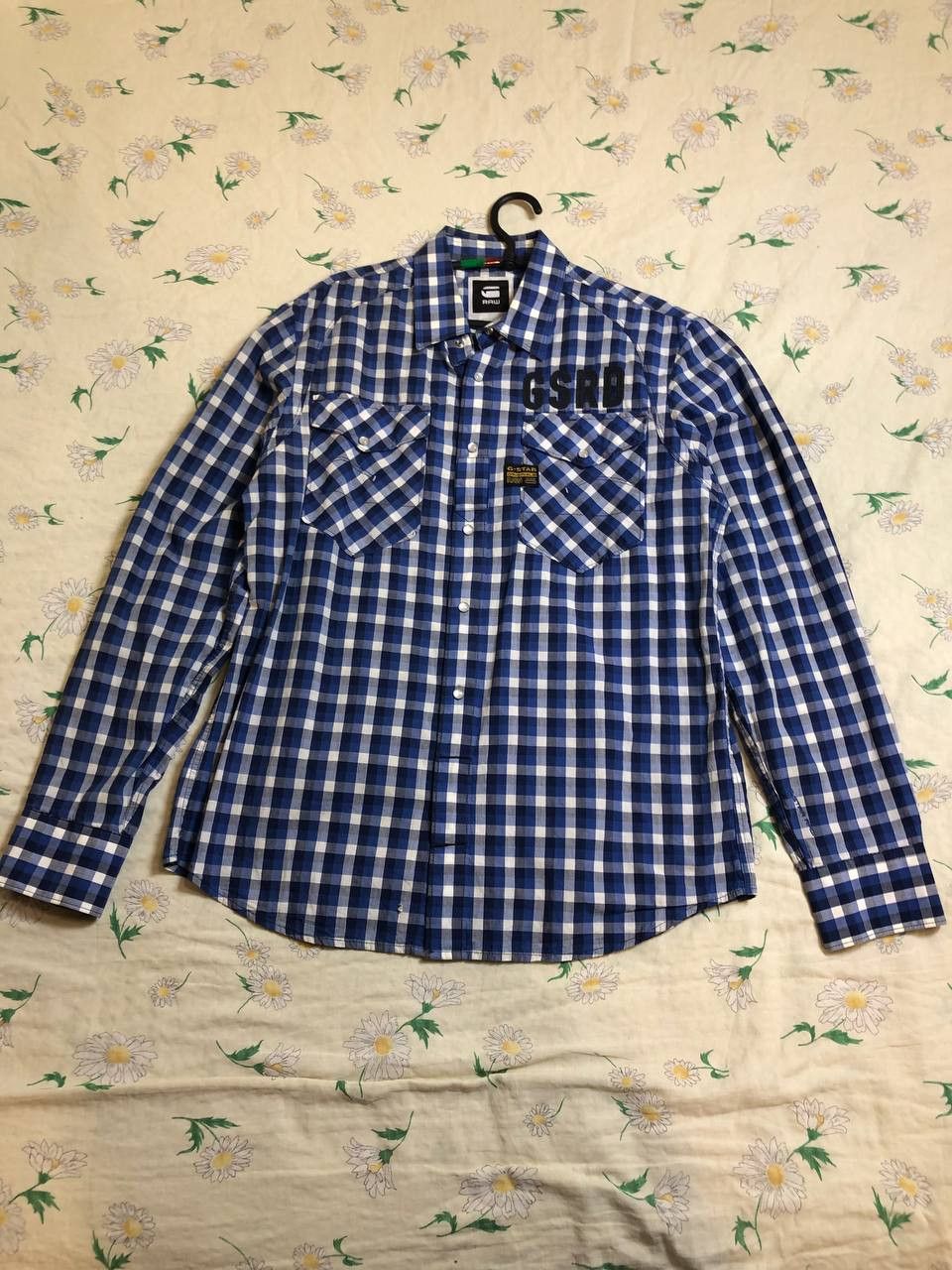 G-Star Vintage G-Star Checkered Button Up Shirt Size US L / EU 52-54 / 3 - 1 Thumbnail