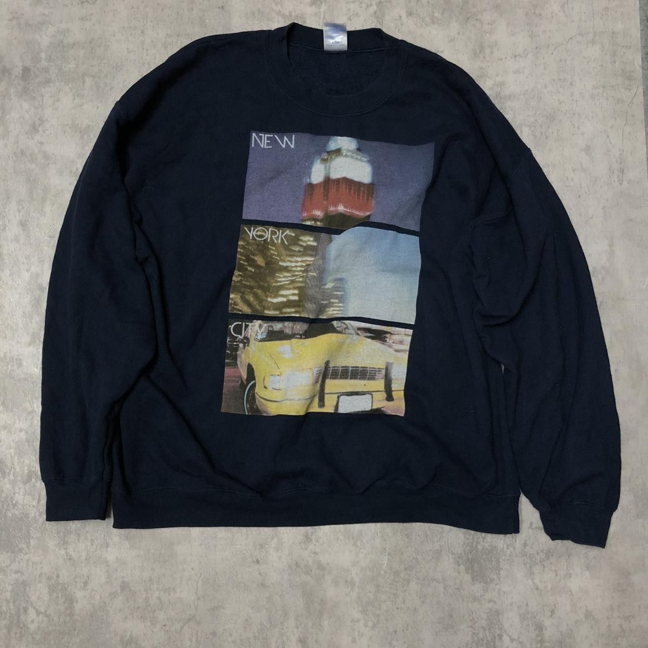 Gildan Black Gildan crewneck sweatshirt with New York City graphic Size US XL / EU 56 / 4 - 1 Thumbnail