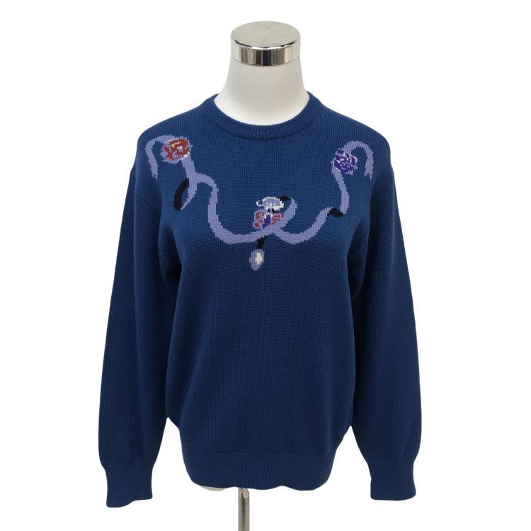 Dior Christian Dior Floral Wool Sweater Size M Size M / US 6-8 / IT 42-44 - 1 Thumbnail