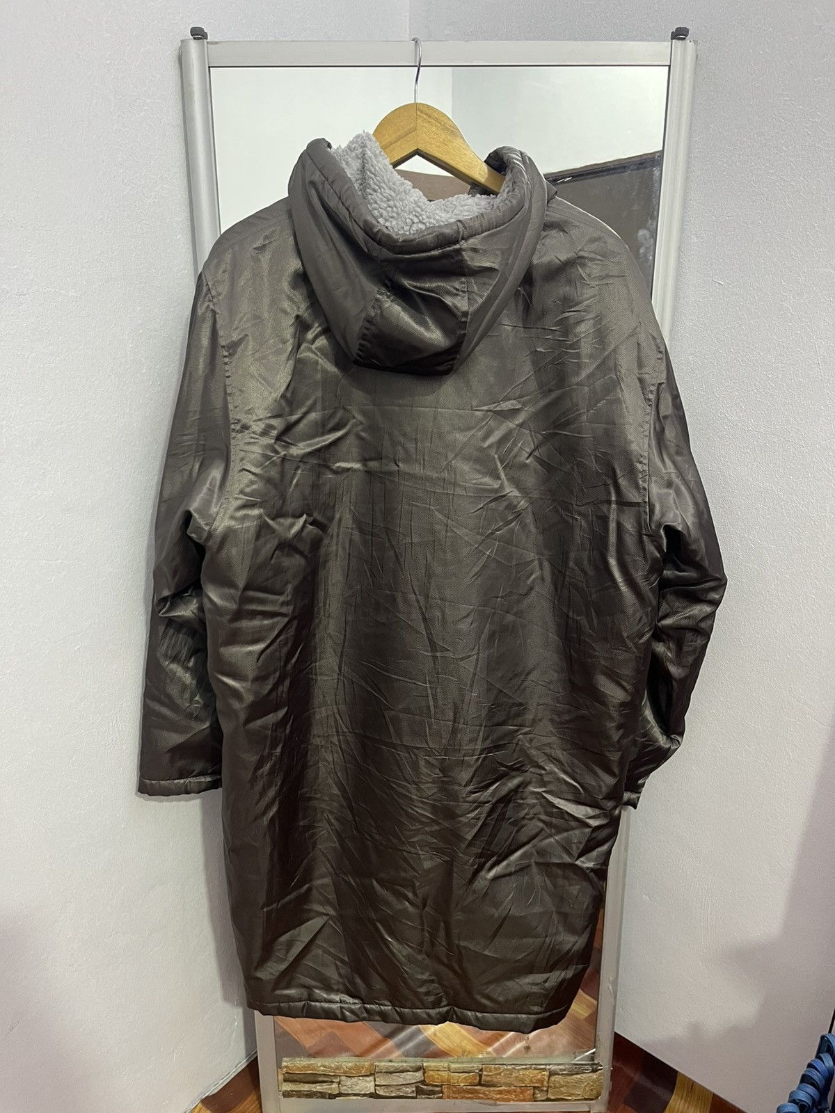 Adidas Vintage Y2K Adidas Sherpa Lined Hooded Parka Coat Size US L / EU 52-54 / 3 - 13 Thumbnail