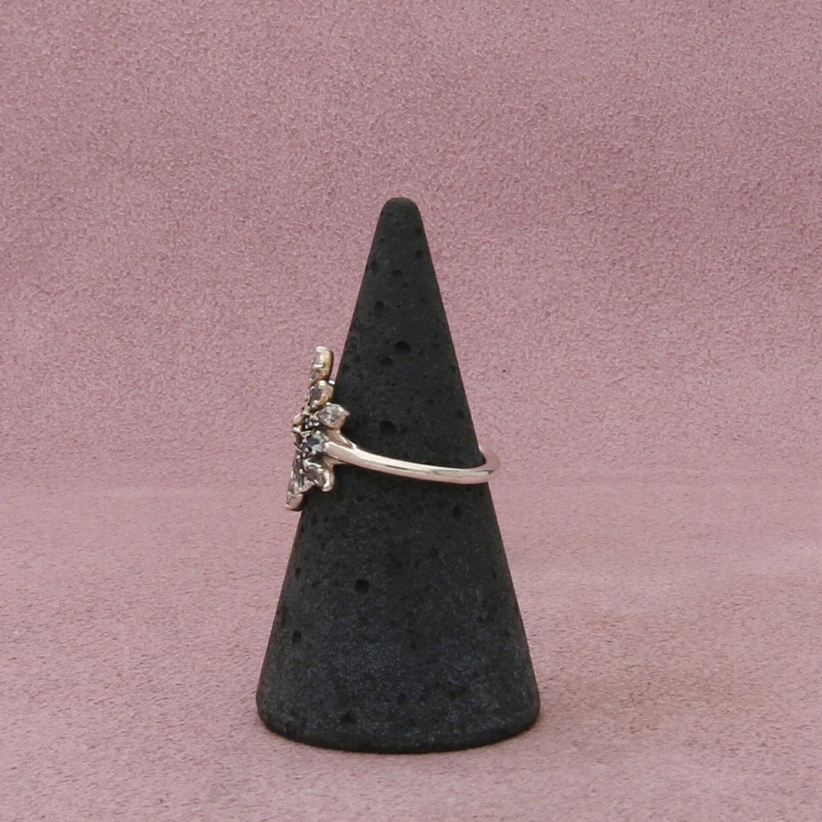 pandora pandora sterling silver cz crystalized snowflake ring 5.25 Size ONE SIZE - 2 Thumbnail