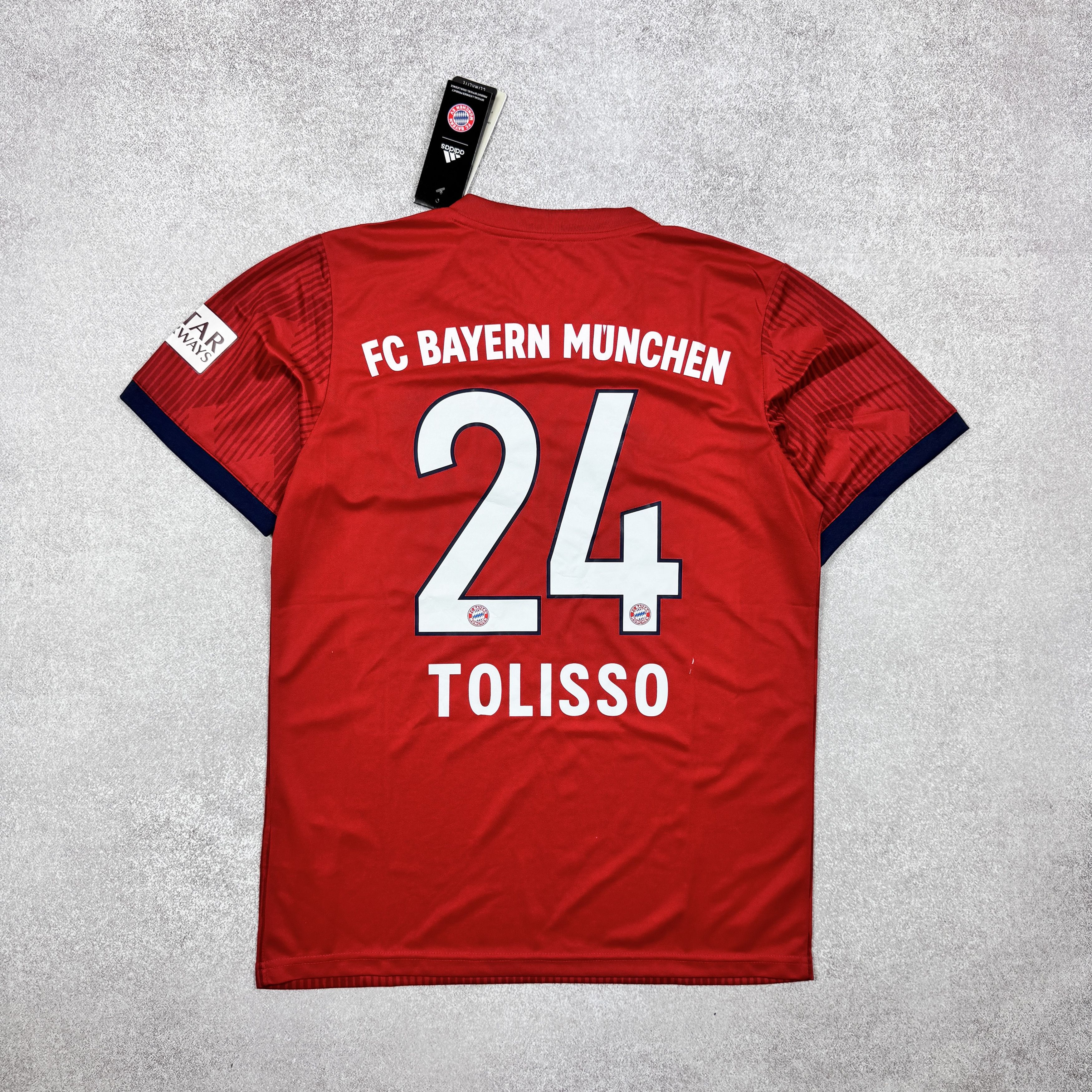 Adidas Adidas Bayern Munchen Tolisso 24 18/19 Football Jersey SizeS Size US S / EU 44-46 / 1 - 2 Thumbnail