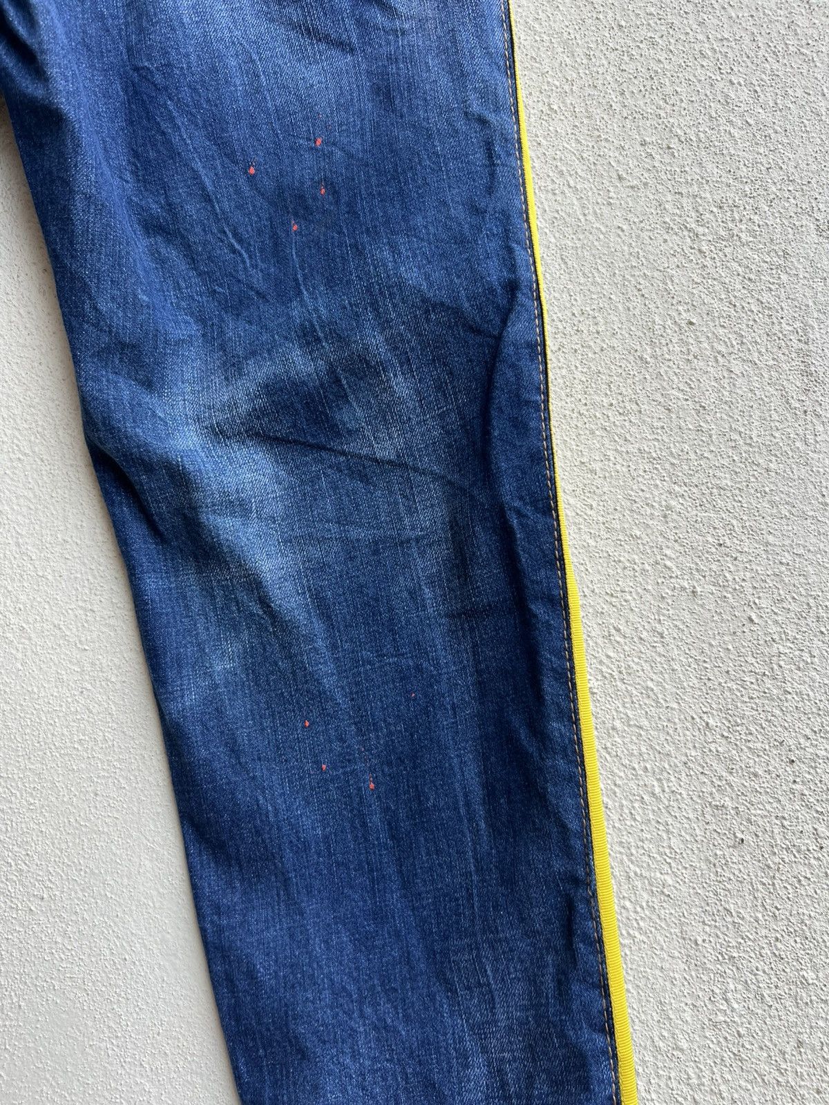 Dsquared2 Dsquared2 Made in Italy Hybrid Denim Side Tape Jeans Size US 32 / EU 48 - 22 Thumbnail