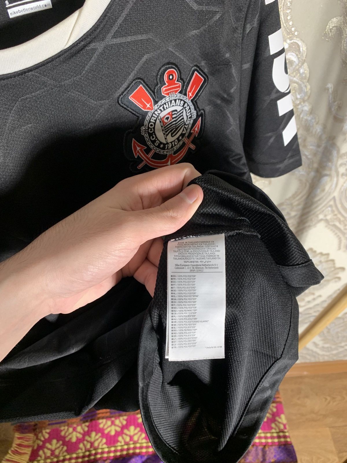 Vintage VERY RARE NIKE FC CORINTHIANS BRAZIL RETRO SOCCER JERSEY Y2K Size US S / EU 44-46 / 1 - 4 Thumbnail
