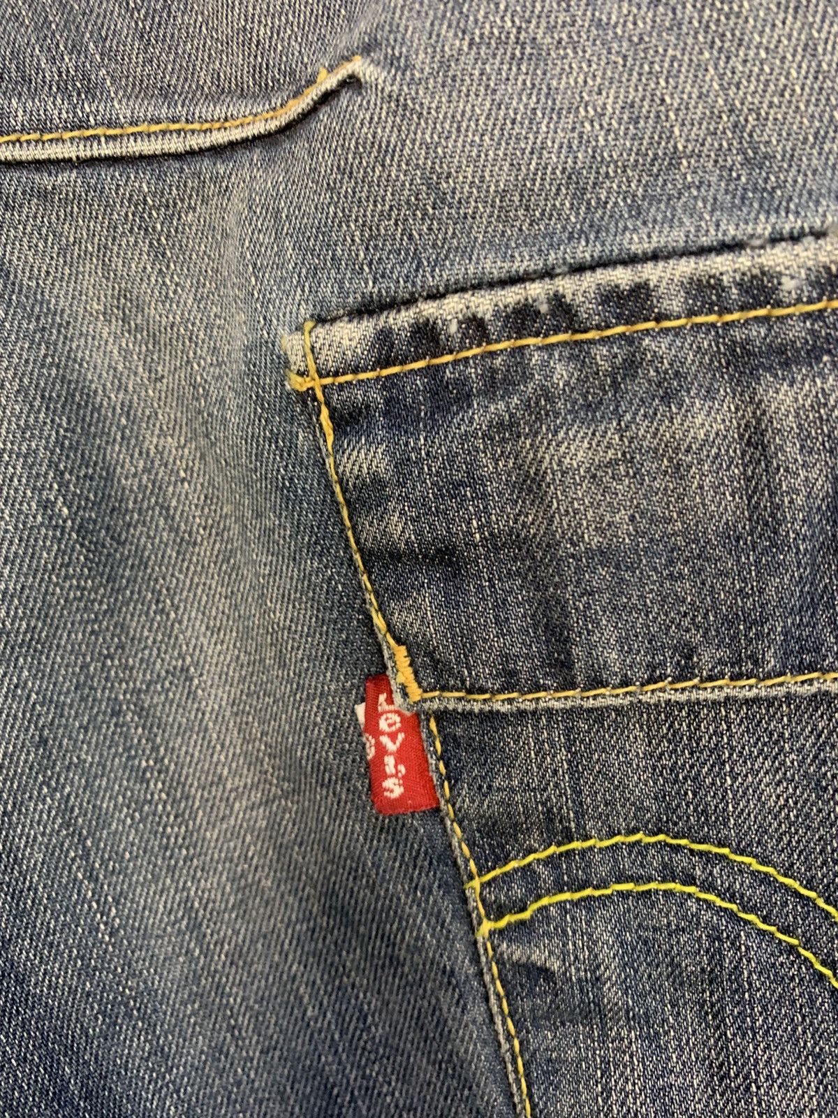Levi's Rare Levis Europe 102 Uomo Twisted Denim Baggy Knee Padded Size US 30 / EU 46 - 8 Thumbnail