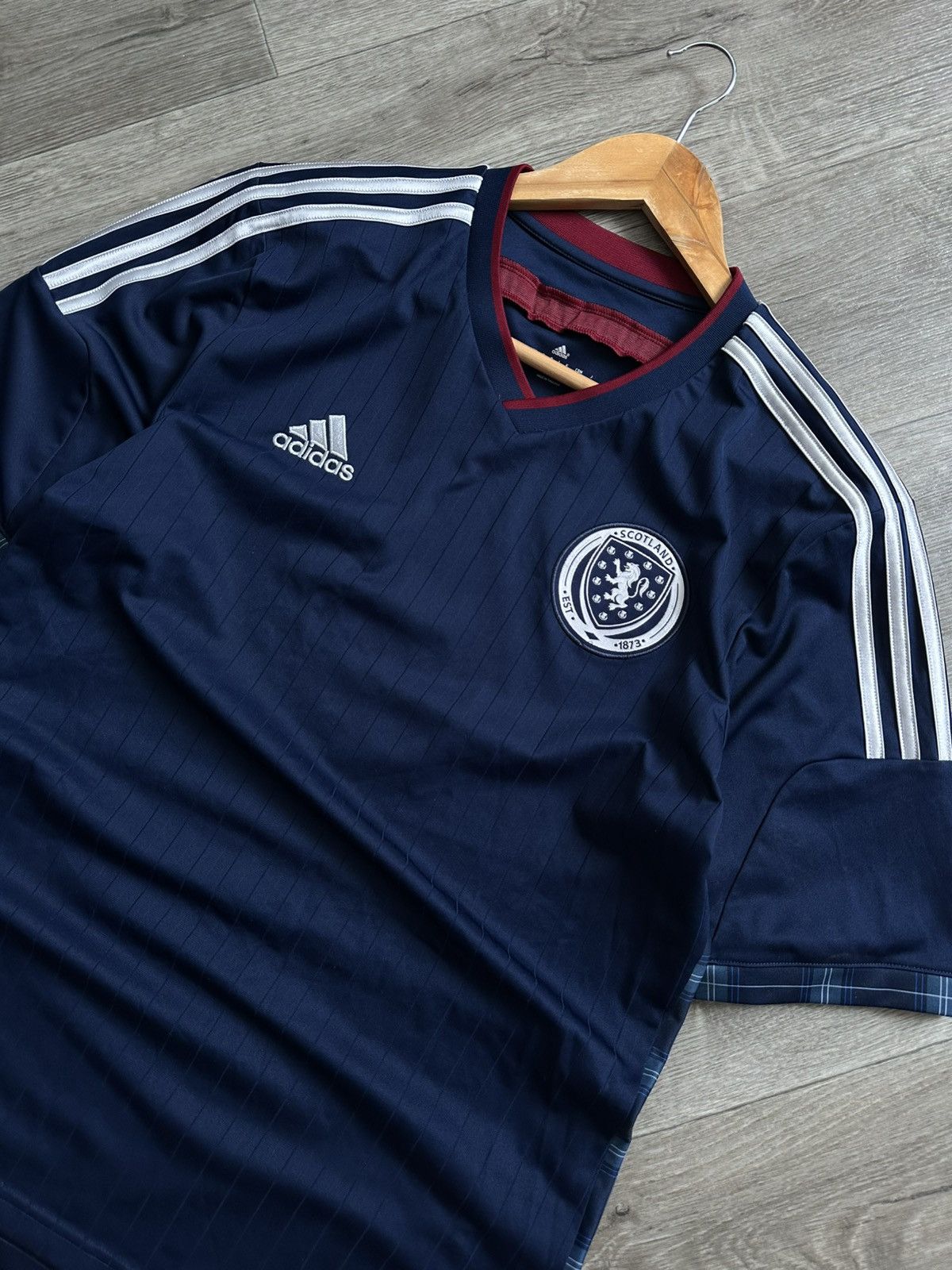 Adidas 🫧ADIDAS SCOTLAND 14-15ss Home Football Soccer Jersey M Size US M / EU 48-50 / 2 - 3 Thumbnail