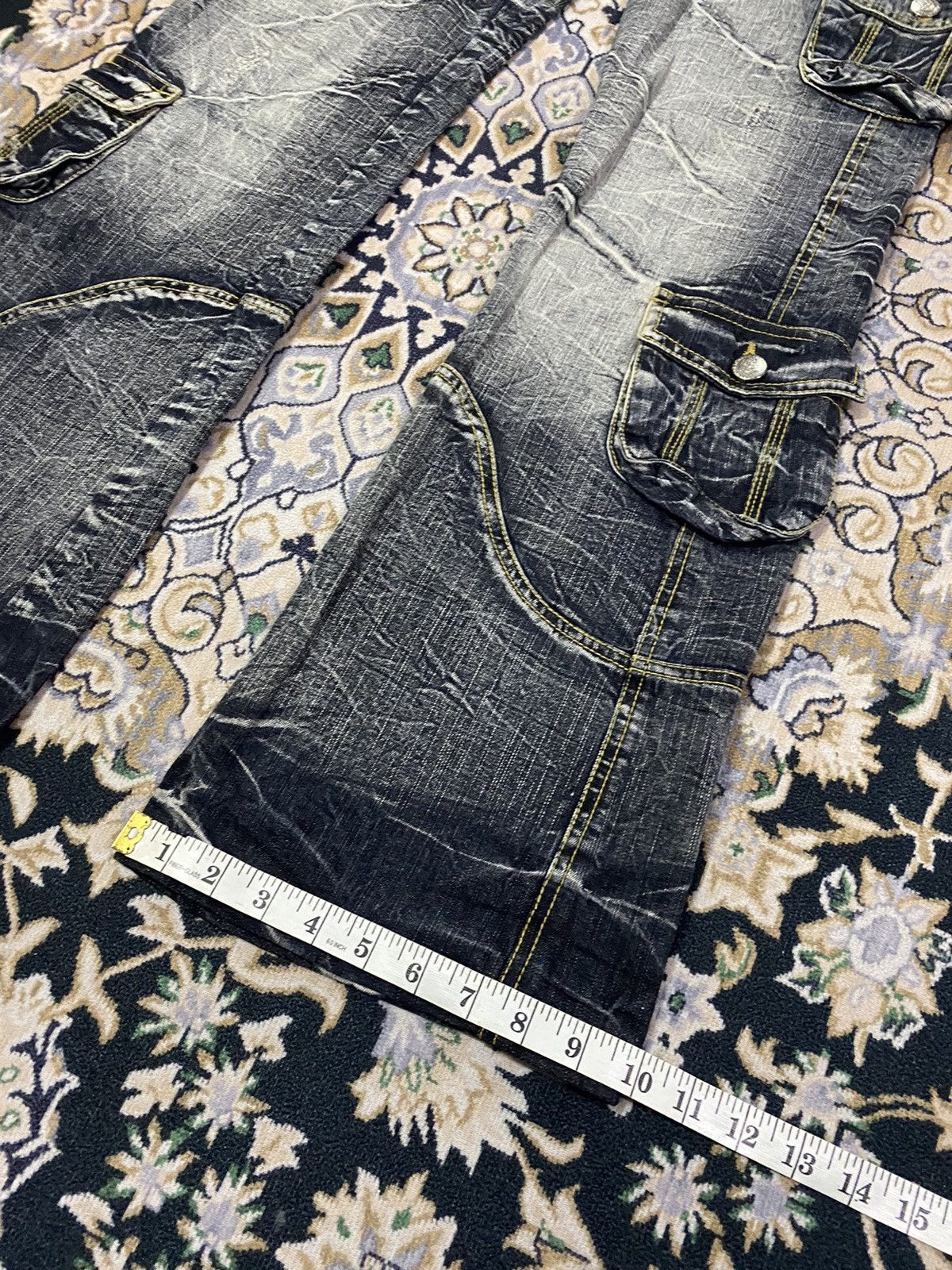 Japanese Brand Japanese brand marijuana Flare multipocket Pants Size US 32 / EU 48 - 9 Thumbnail