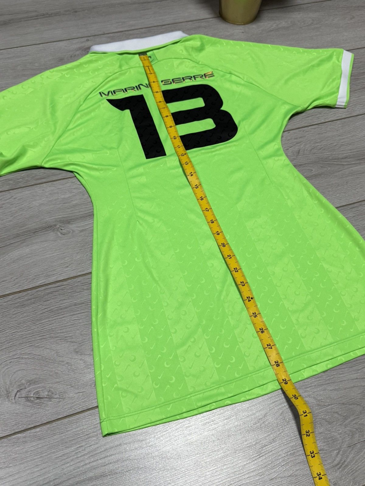 Marine Serre × Nike Nike Marine Sere Mini Jersey Dress Polo Shirt 13 Size S / US 4 / IT 40 - 10 Thumbnail