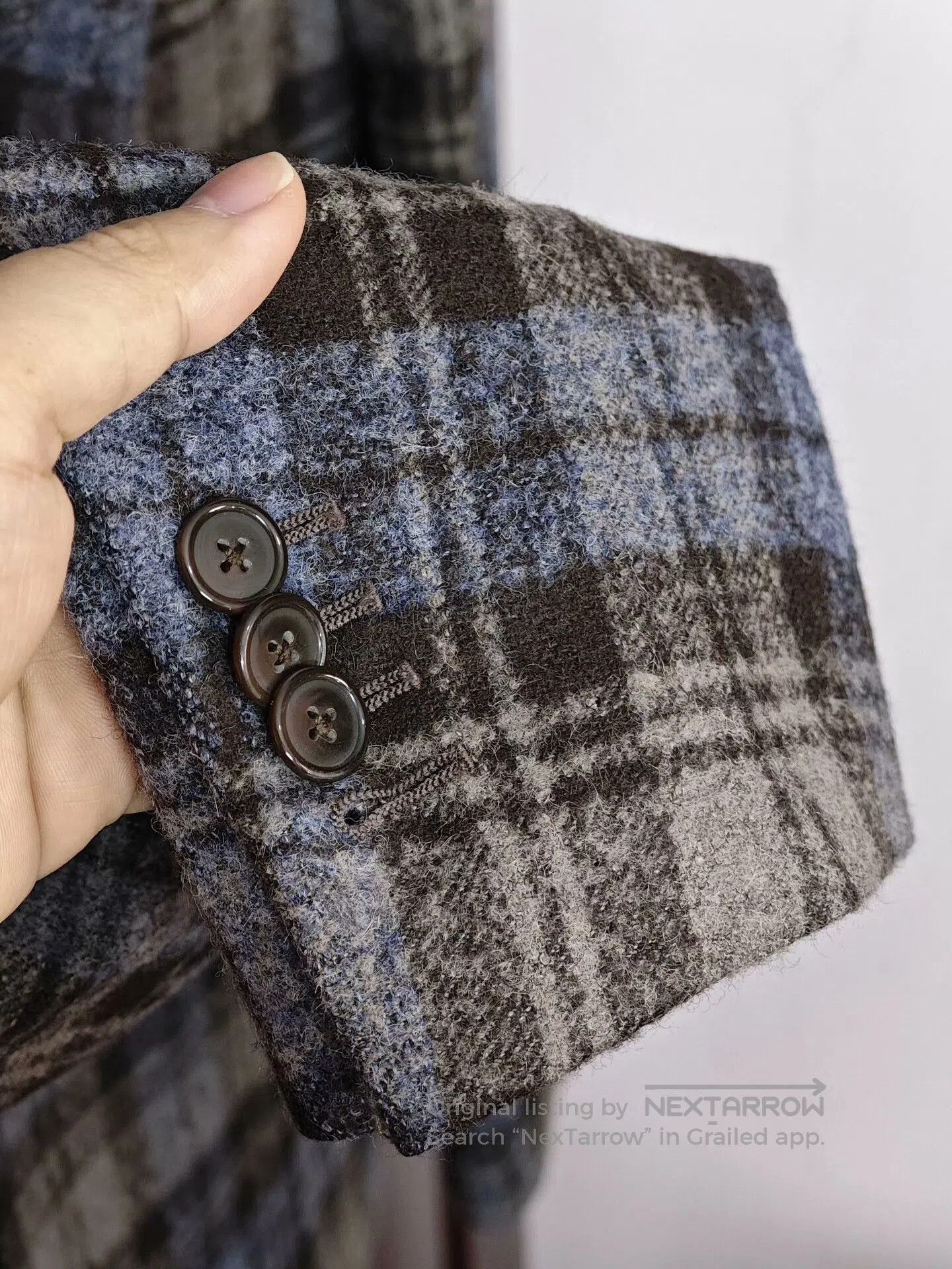 Ferre Italian Alpaca Wool Custom Suit. Size US S / EU 44-46 / 1 - 4 Thumbnail