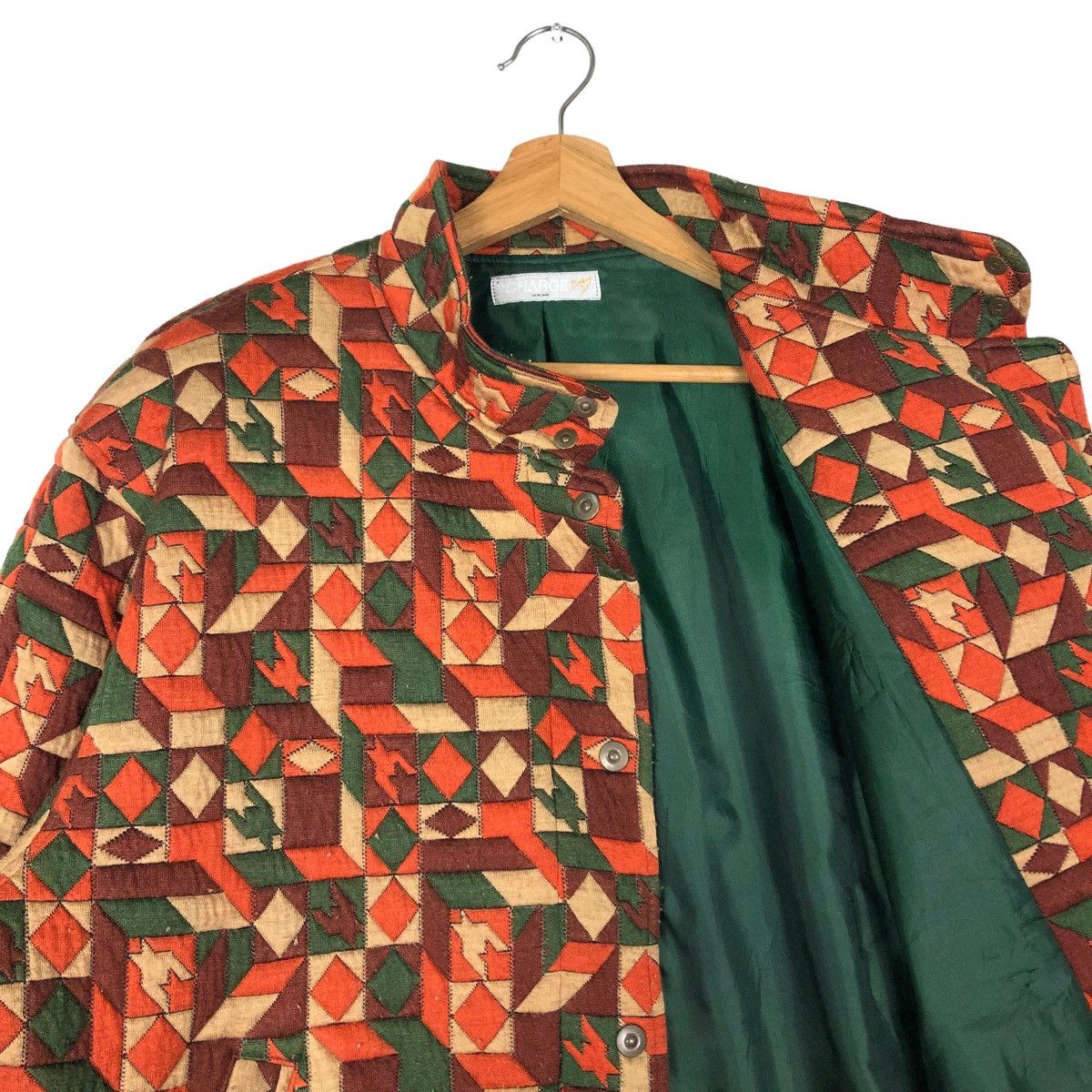 Japanese Brand 🔥90’s Bomber Jacket Quilted Tartan Design Charger Japan Size US M / EU 48-50 / 2 - 10 Thumbnail