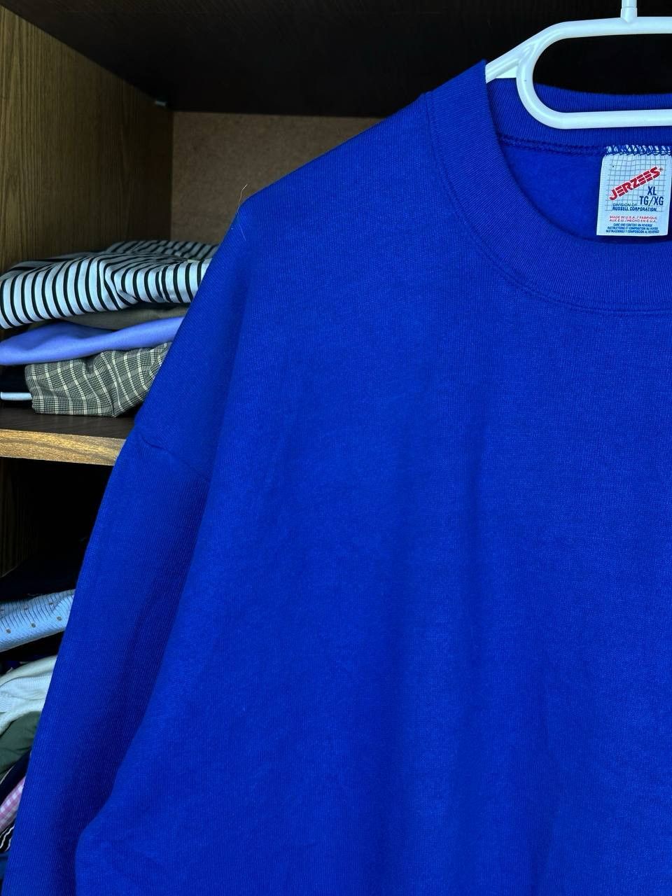 Jerzees × Vintage Vintage Jerzees 90s Fleece Crewneck Sweatshirt Size US XL / EU 56 / 4 - 2 Thumbnail