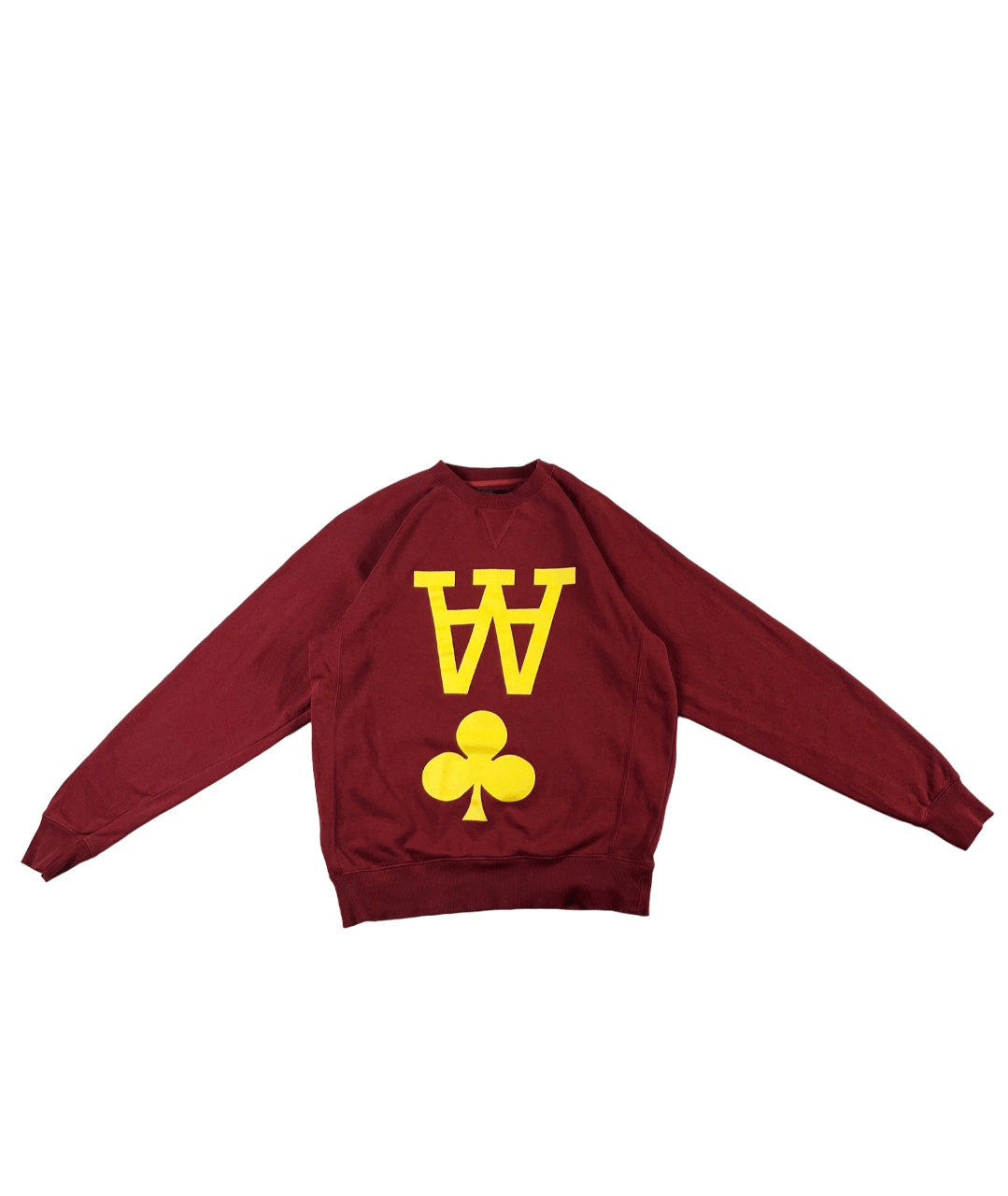 image of Wood Wood Sweatshirt S in Bordeaux, Men's (Size Small)