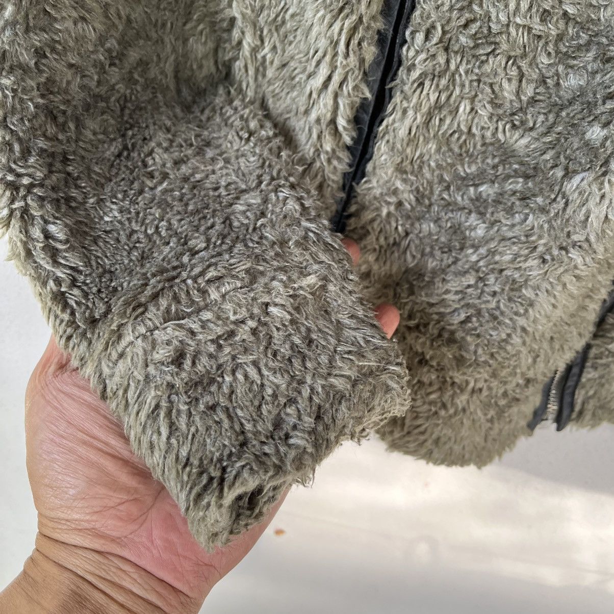 Diesel Diesel Made in Italy Fuzzy Boa Hoodie Olive Green Y2K Size US S / EU 44-46 / 1 - 10 Thumbnail