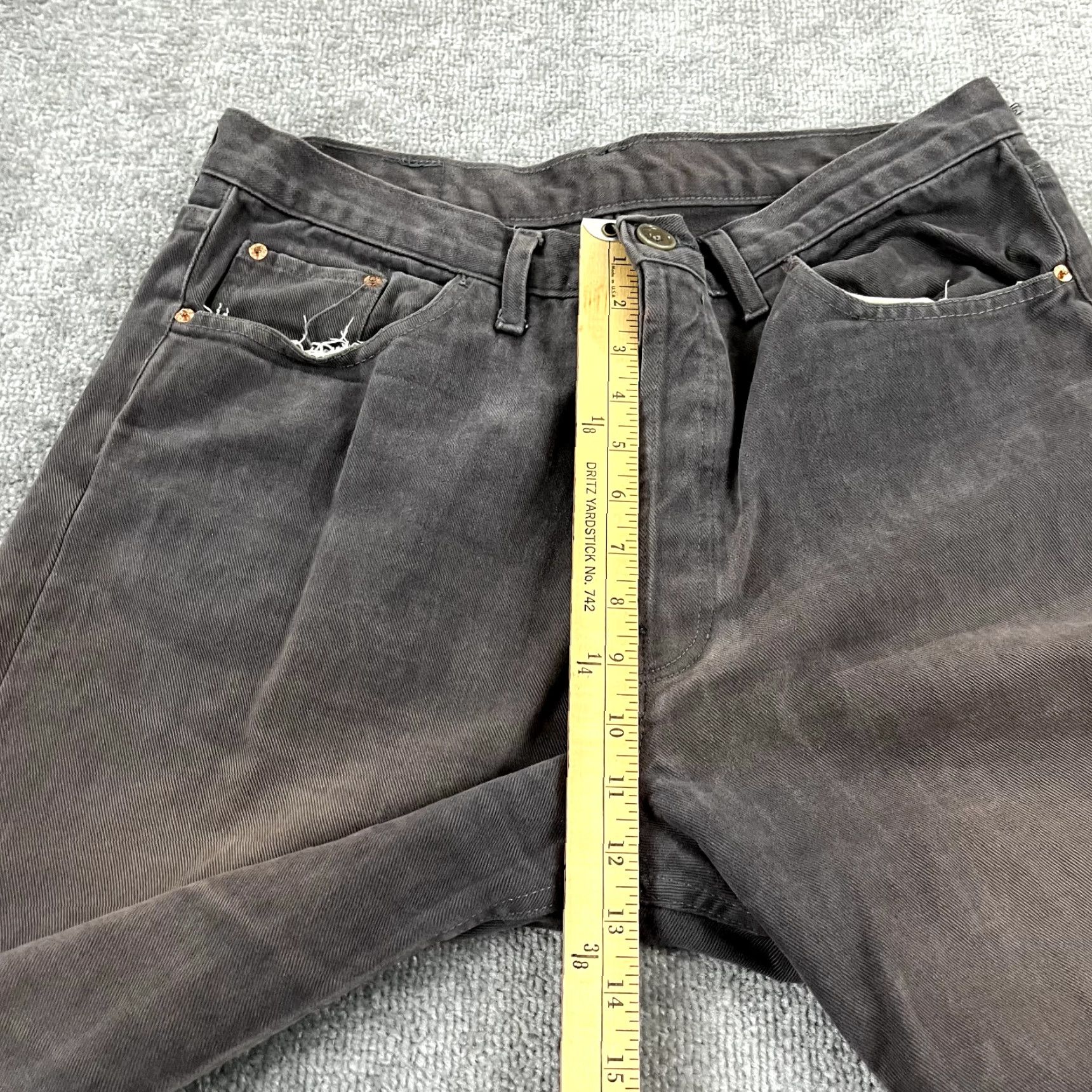 Levi's VINTAGE Levi's 501 Jeans Pants Mens 34x30 Straight Leg Cotton Blend Gray Casual Size US 34 / EU 50 - 6 Thumbnail