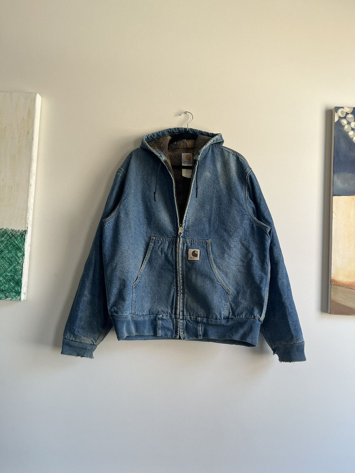 Carhartt Vintage 90’s 🇺🇸 Blanket-Lined Carhartt Jean Jacket Size US L / EU 52-54 / 3 - 2 Thumbnail