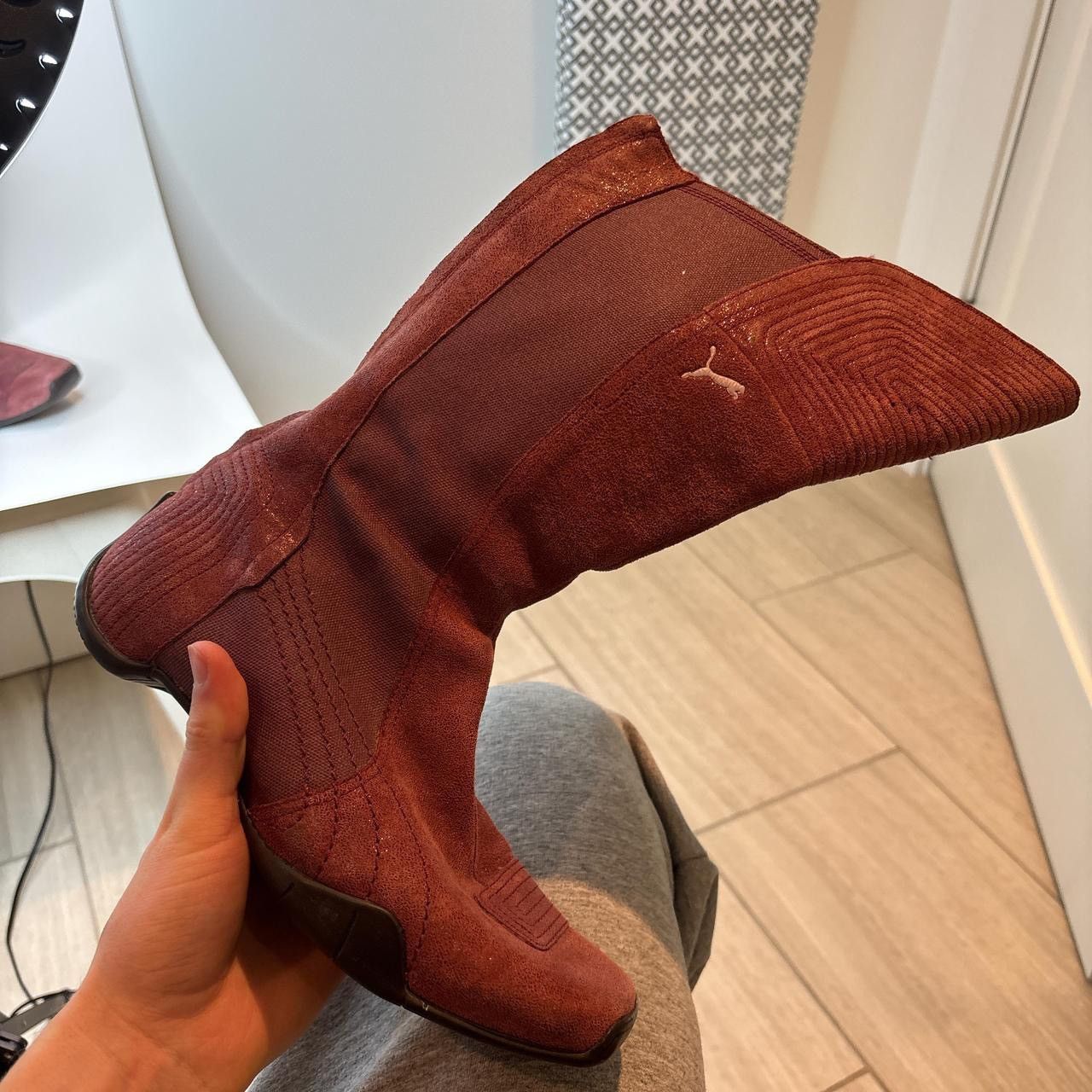 Japanese Brand × Puma Puma Y2K Suede Boxing Boots Size US 7.5 / IT 37.5 - 2 Thumbnail