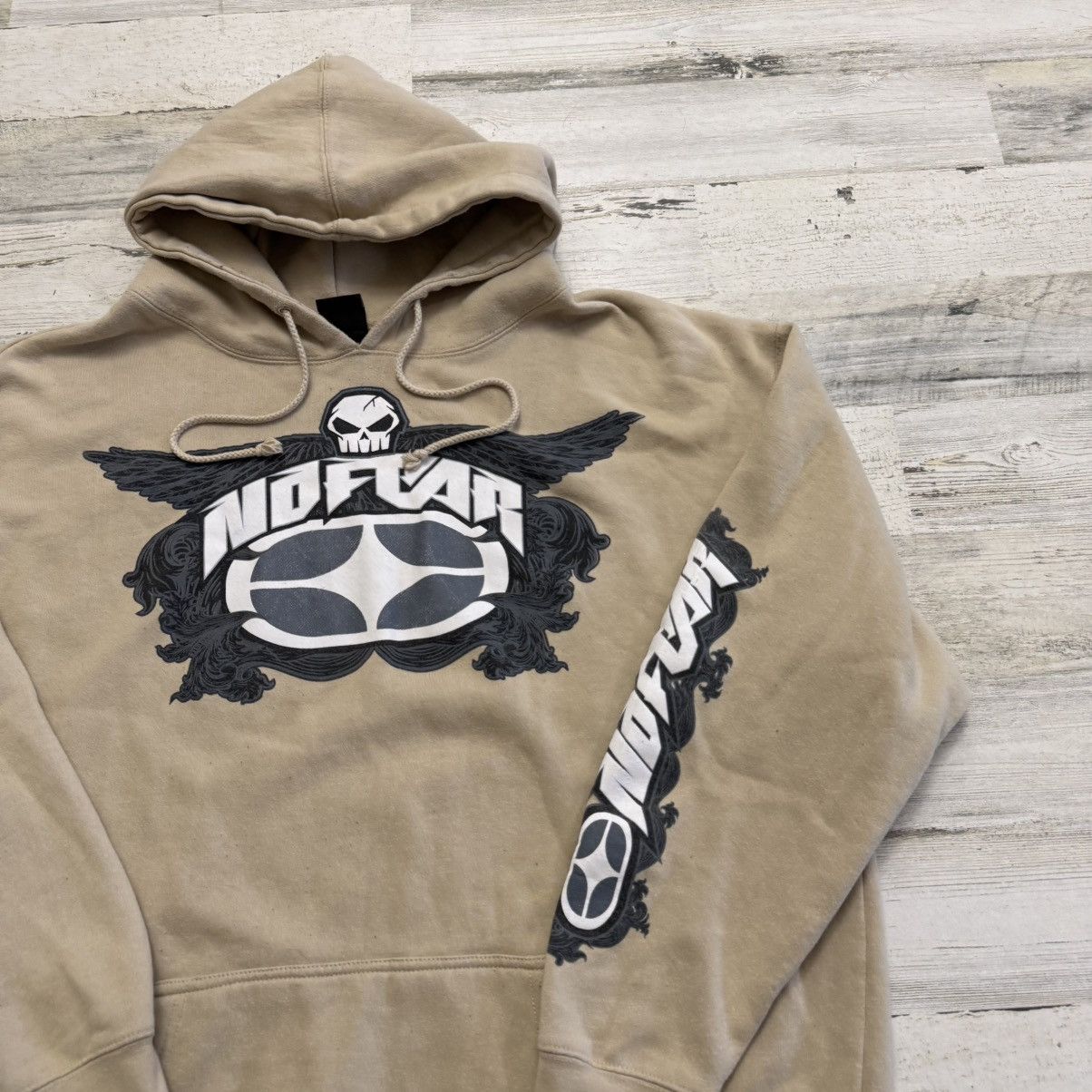 No Fear Vintage Skater Grunge Skull No Fear Spellout Hoodie Size XXL Size US XXL / EU 58 / 5 - 2 Thumbnail