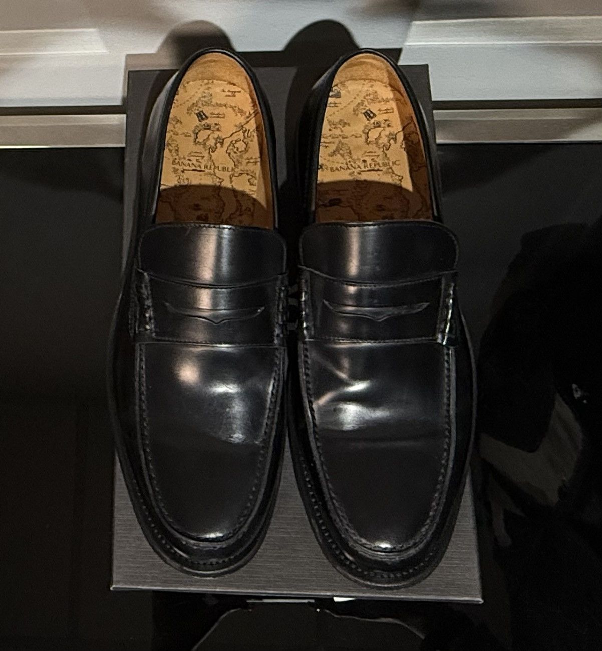 Banana Republic Banana Republic | Leather Penny Loafer Size US 11.5 / EU 44-45 - 1 Thumbnail