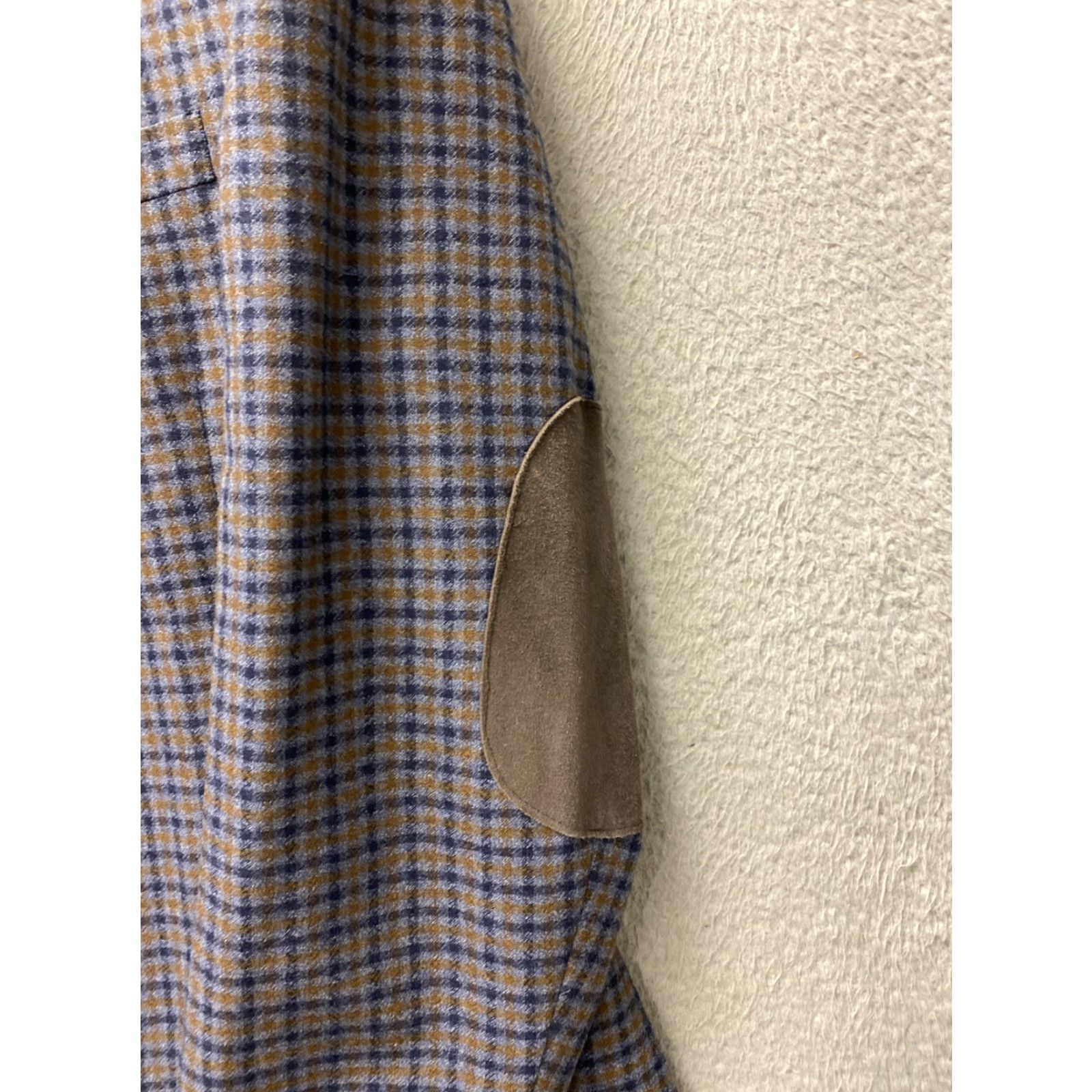 Peter Millar Peter Millar Plaid Sport Coat Blazer Mens 46R Multicolor Wool 2-Button Double-Vented Notch Lapel Size 46R - 5 Thumbnail