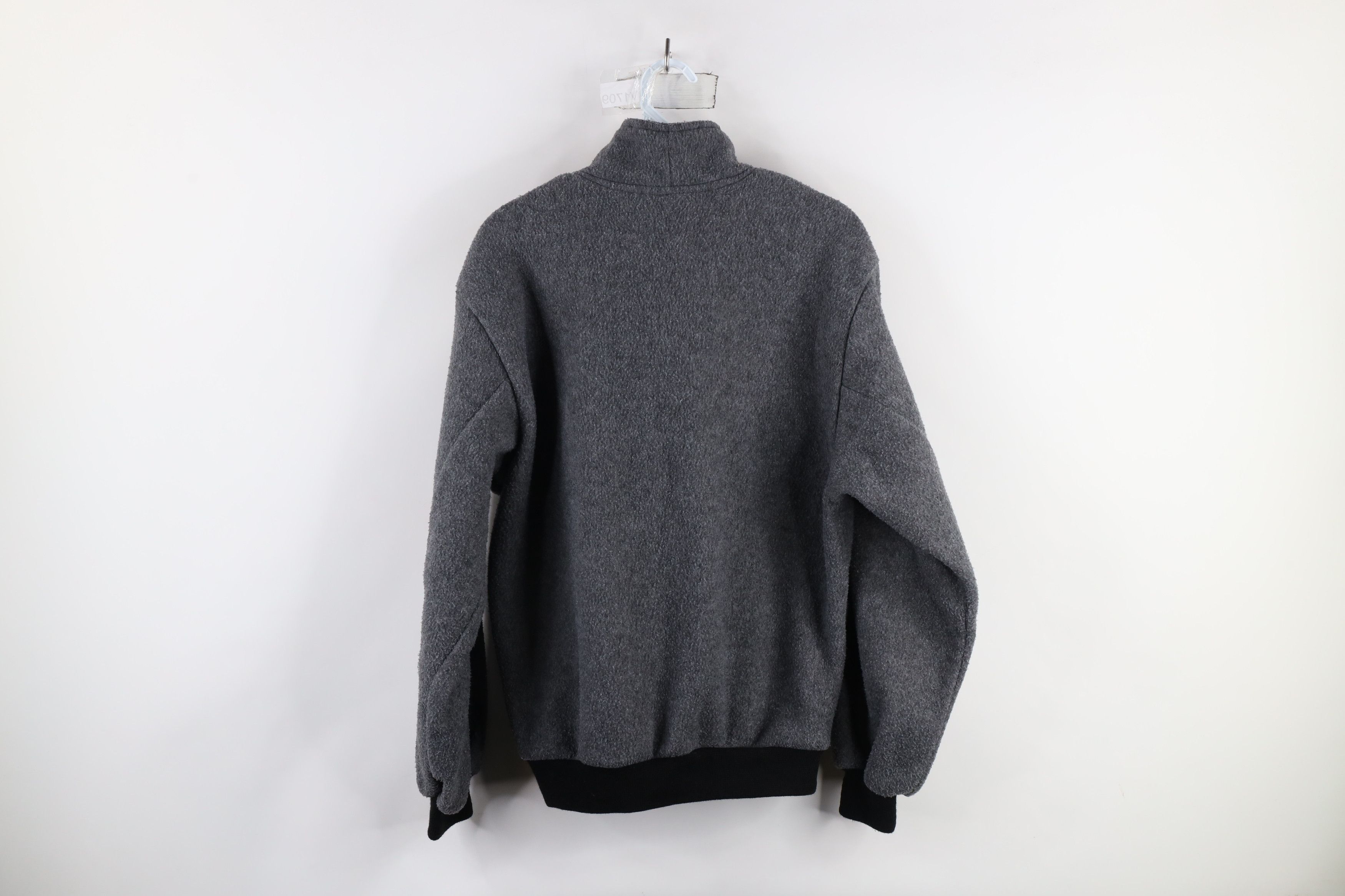 UNIONBAY × Vintage Vintage 90s Union Bay Half Zip Fleece Pullover Sweater Gray Size US M / EU 48-50 / 2 - 7 Thumbnail