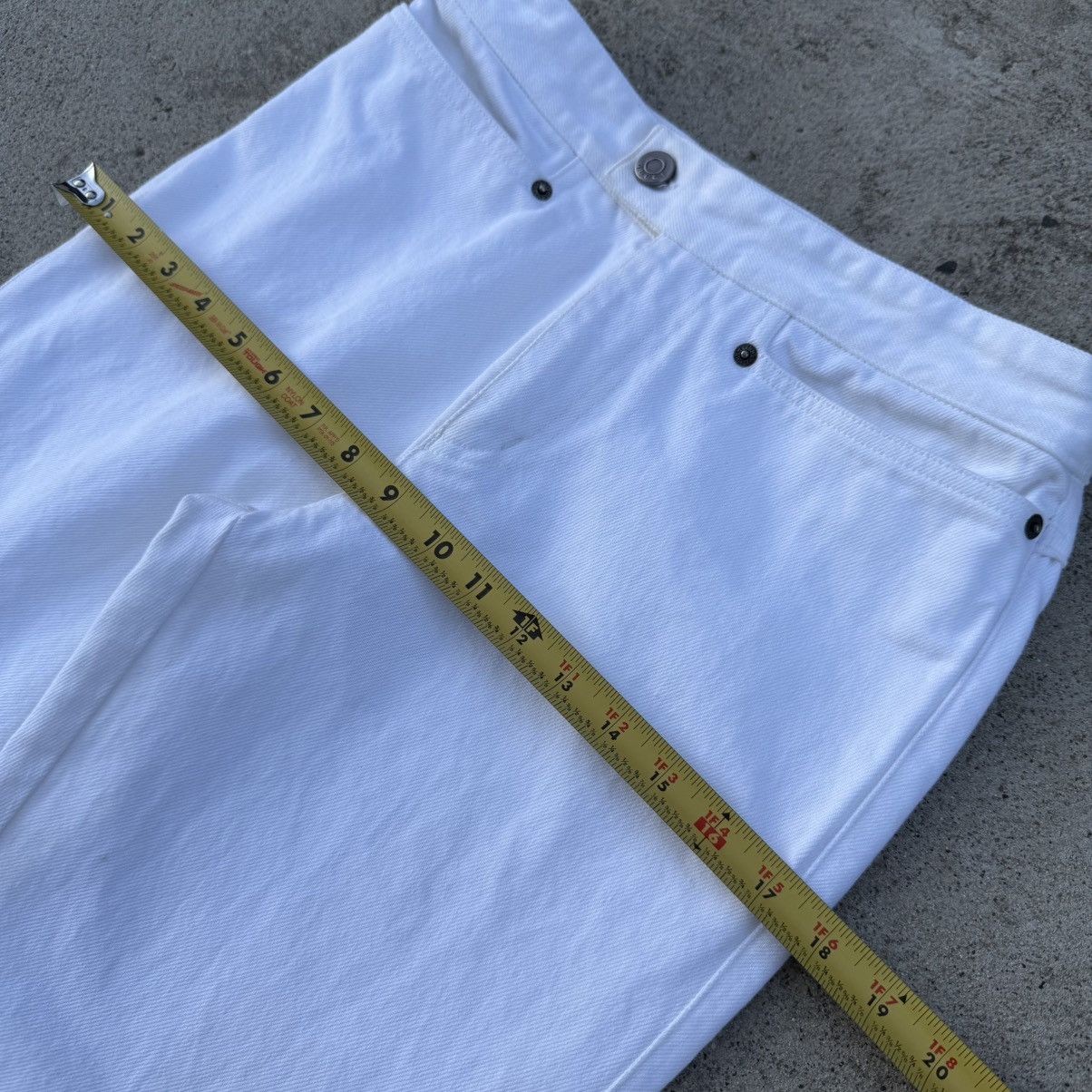 Gucci Vintage Gucci by Tom Ford Women’s White Pants Lampo Zipper Size 28" / US 6 / IT 42 - 13 Thumbnail
