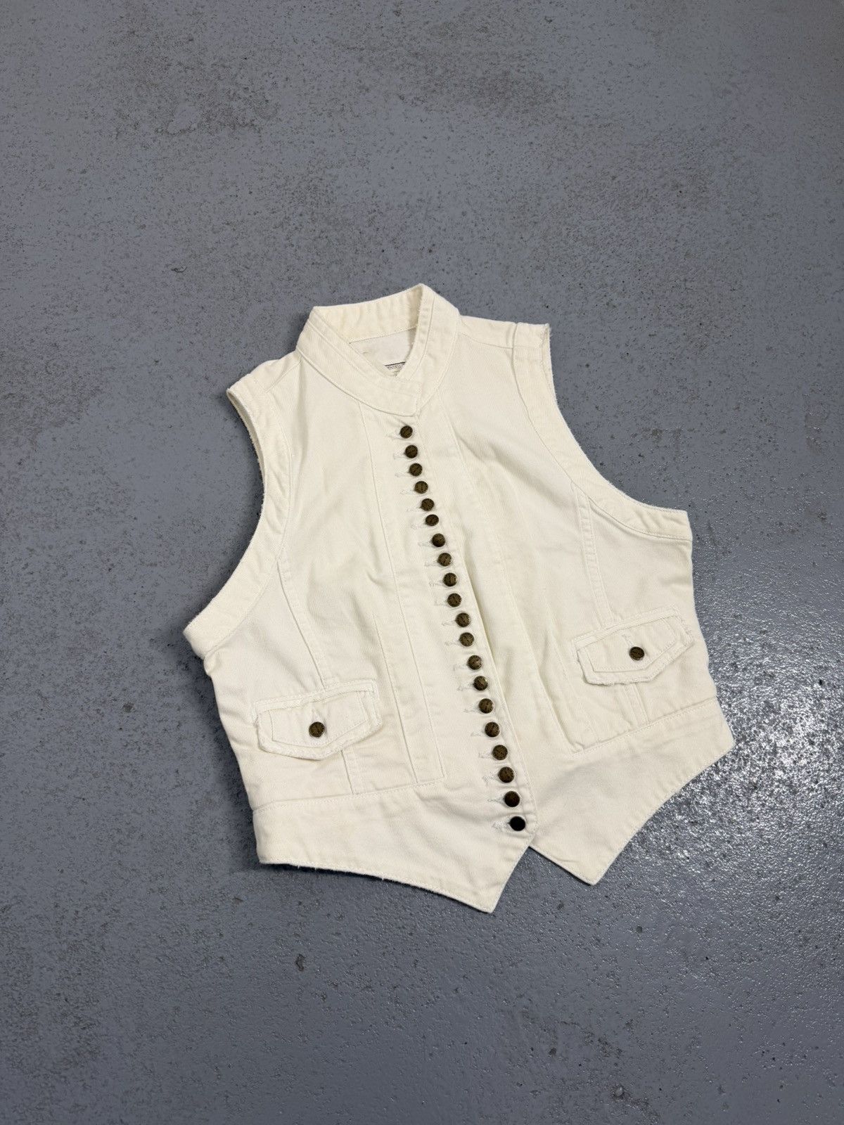 Current/Elliot Current Elliott Multi-Buttons Vest Size XS / US 0-2 / IT 36-38 - 3 Thumbnail