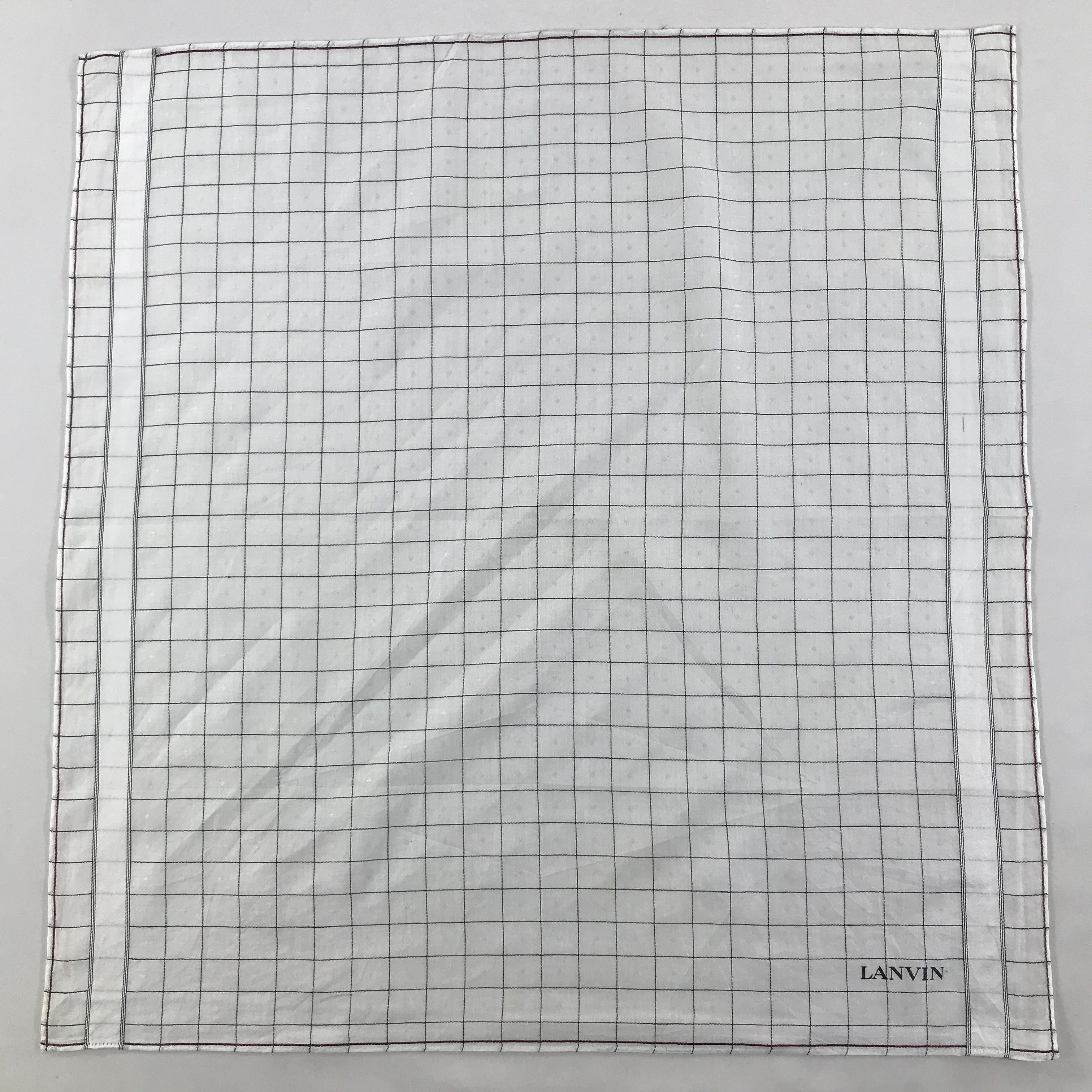 Lanvin × Vintage Lanvin Bandana / Handkerchief / Neckerchief - S1398 Size ONE SIZE - 1 Thumbnail