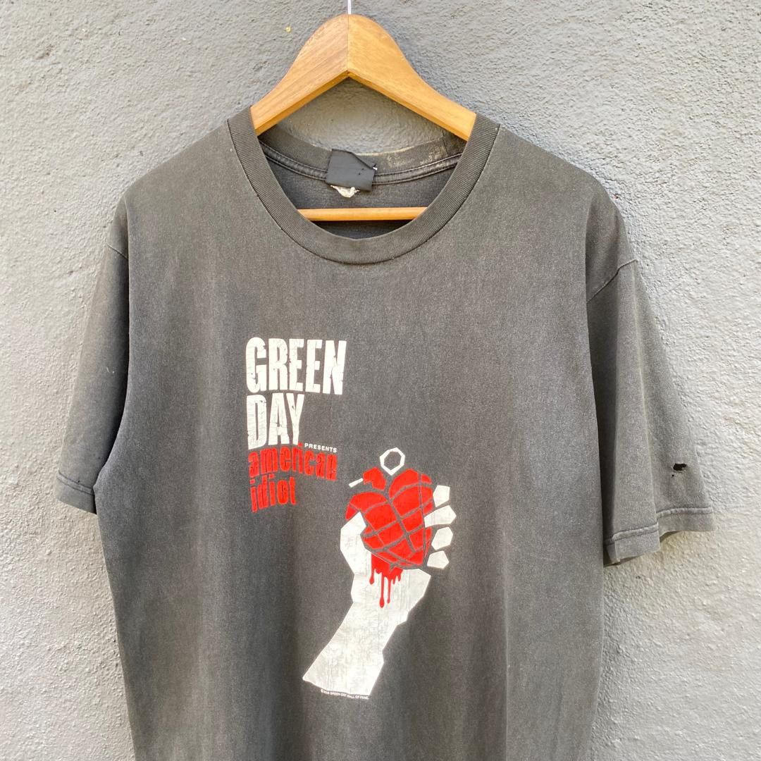 Band Tees Thrashed Faded Green Day Band Tee Size US L / EU 52-54 / 3 - 2 Thumbnail