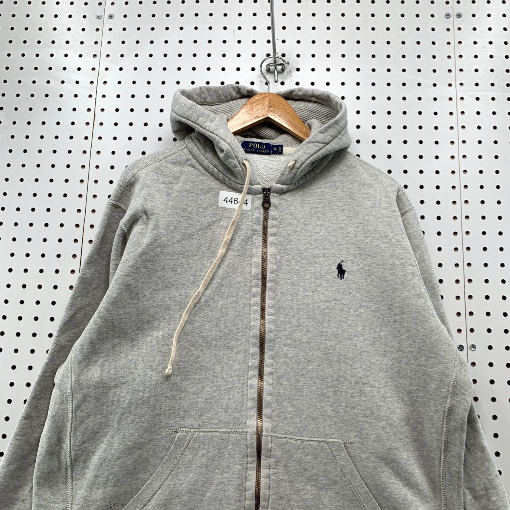 Polo Ralph Lauren Polo Ralph Lauren Sweatshirt Hoodie Mens XL Gray Thermal Hooded Zip Pony Size US XL / EU 56 / 4 - 2 Thumbnail