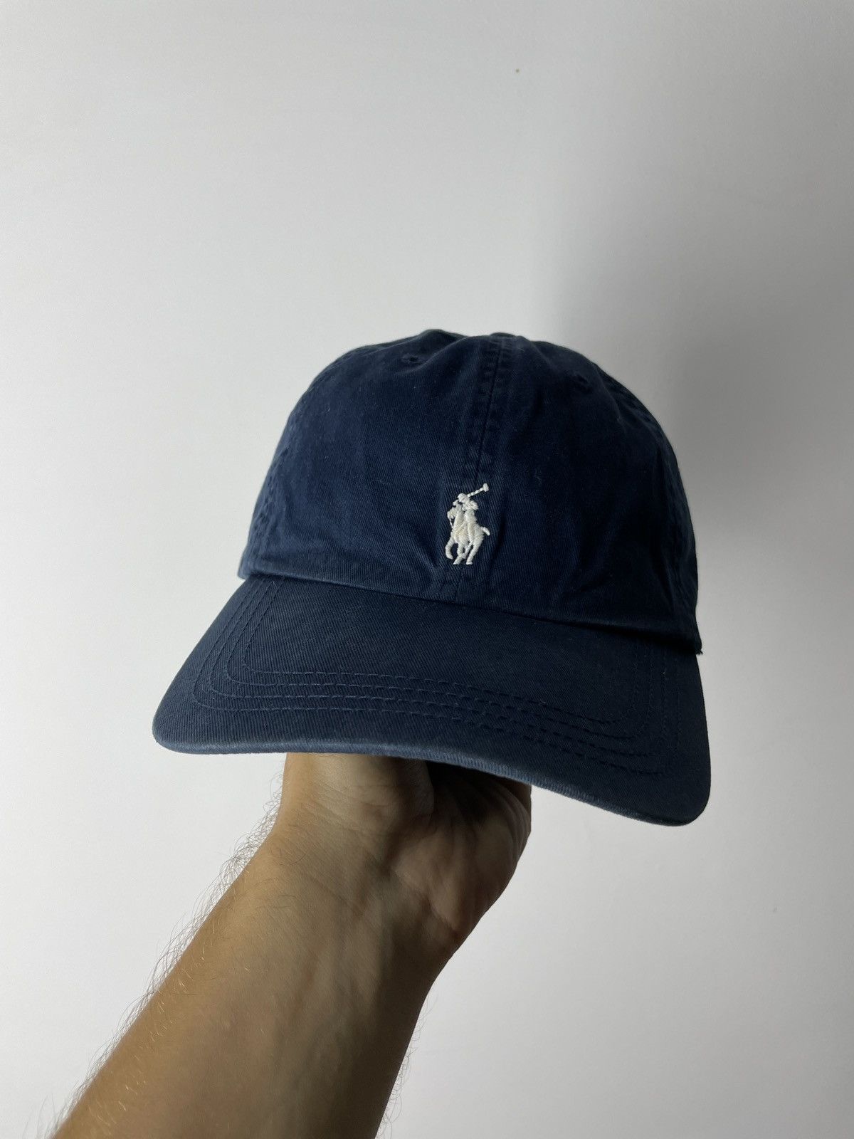 Polo Ralph Lauren × Vintage Vintage navy Polo Ralph Lauren Cap Size ONE SIZE - 3 Thumbnail