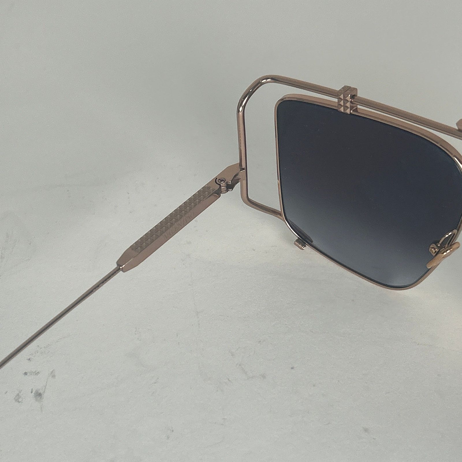 Valentino Valentino Rose Gold Wireframed 'V' Sunglasses Size ONE SIZE - 5 Thumbnail