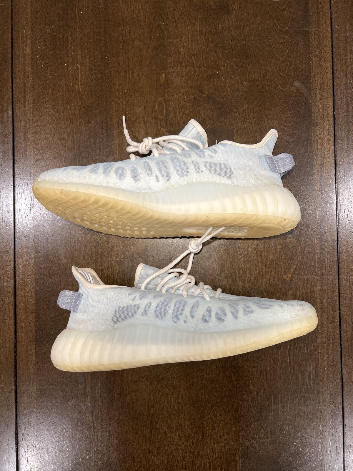 image of Adidas x Yeezy Season Yeezy Boost 350 V2 Mono Ice Shoes in Blue, Men's (Size 12)