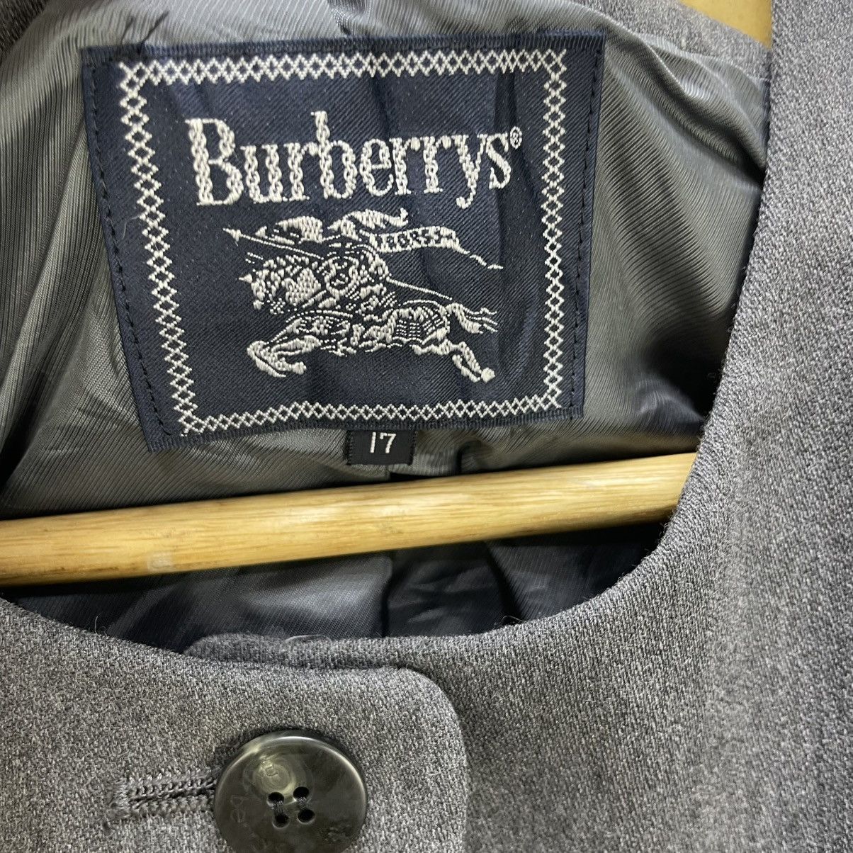Burberry × Vintage Vintage Burberrys Collar Less Jacket Size M / US 6-8 / IT 42-44 - 5 Thumbnail