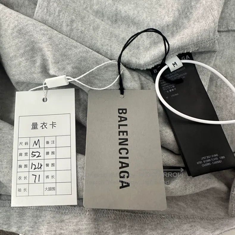 Balenciaga Balenciaga Logo letter print round neck short sleeve T-shi Size US M / EU 48-50 / 2 - 5 Thumbnail