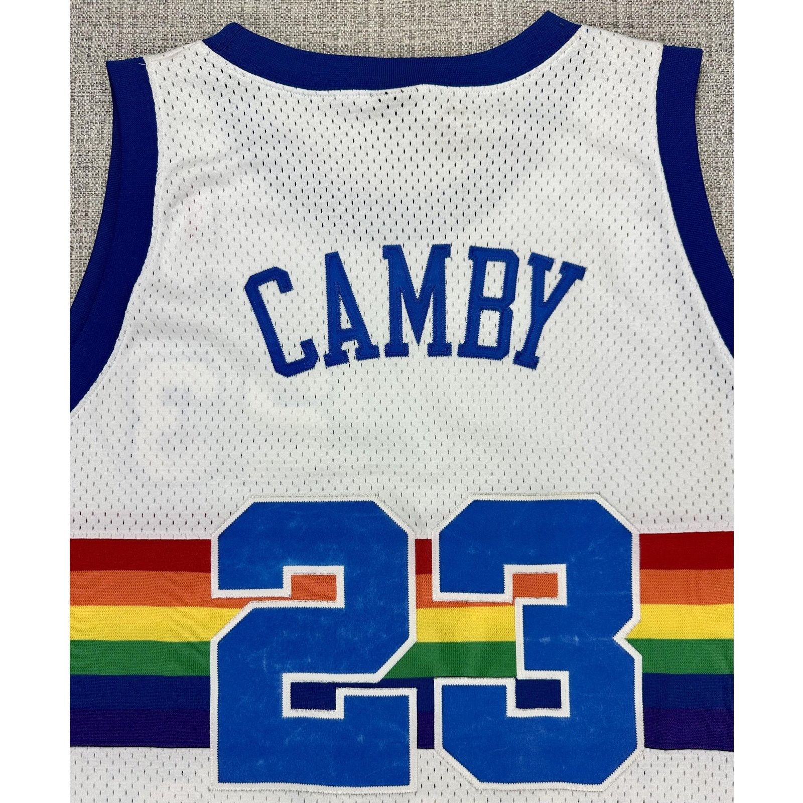 Nike Denver Nuggets Jersey 2XL Embroidered Marcus Camby Nike 2003 Size US XXL / EU 58 / 5 - 12 Thumbnail