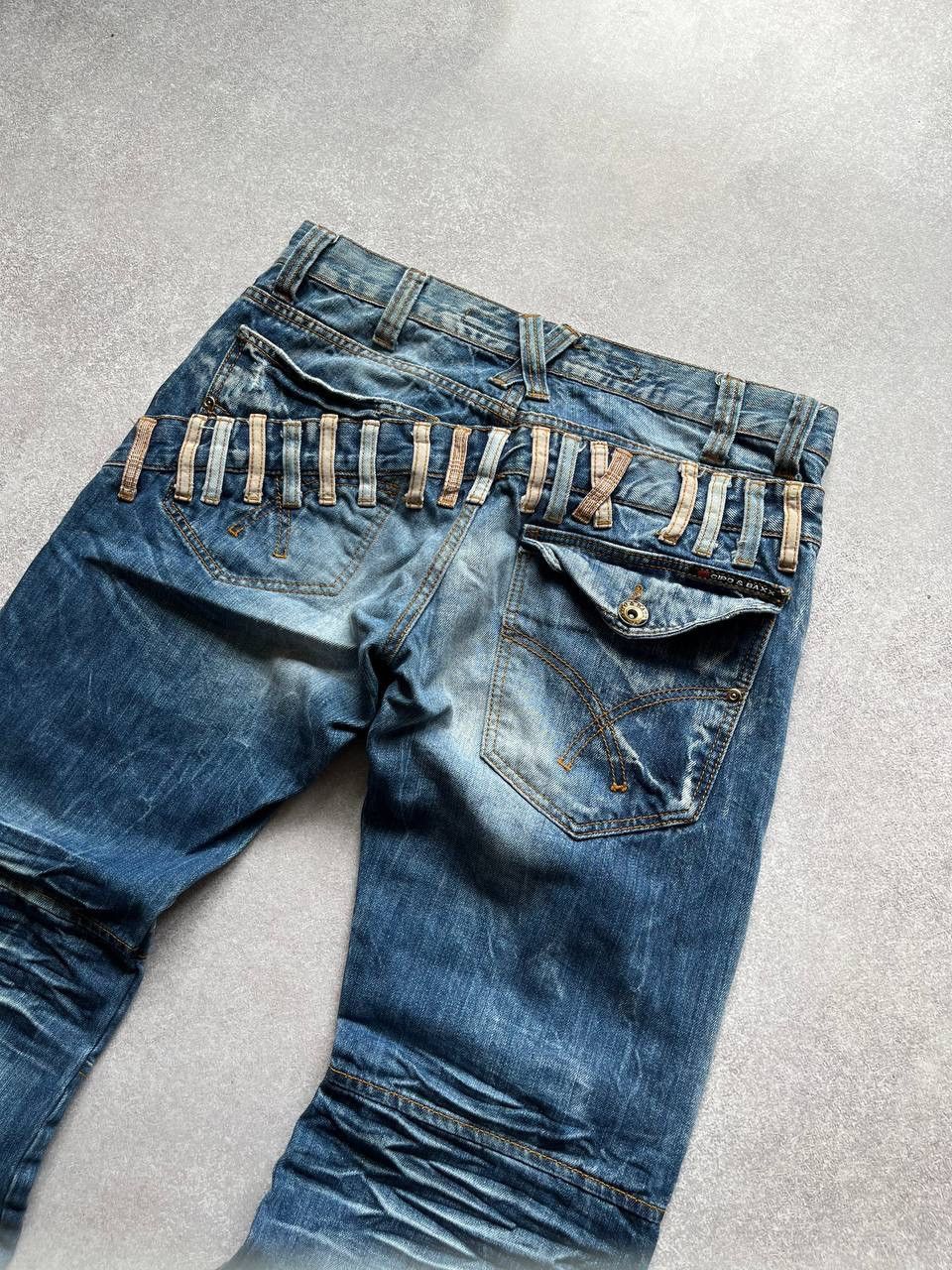Japanese Brand × Vintage Vintage Avantgarde Belt Baggy Denim Y2K 33x32 Size US 32 / EU 48 - 7 Thumbnail