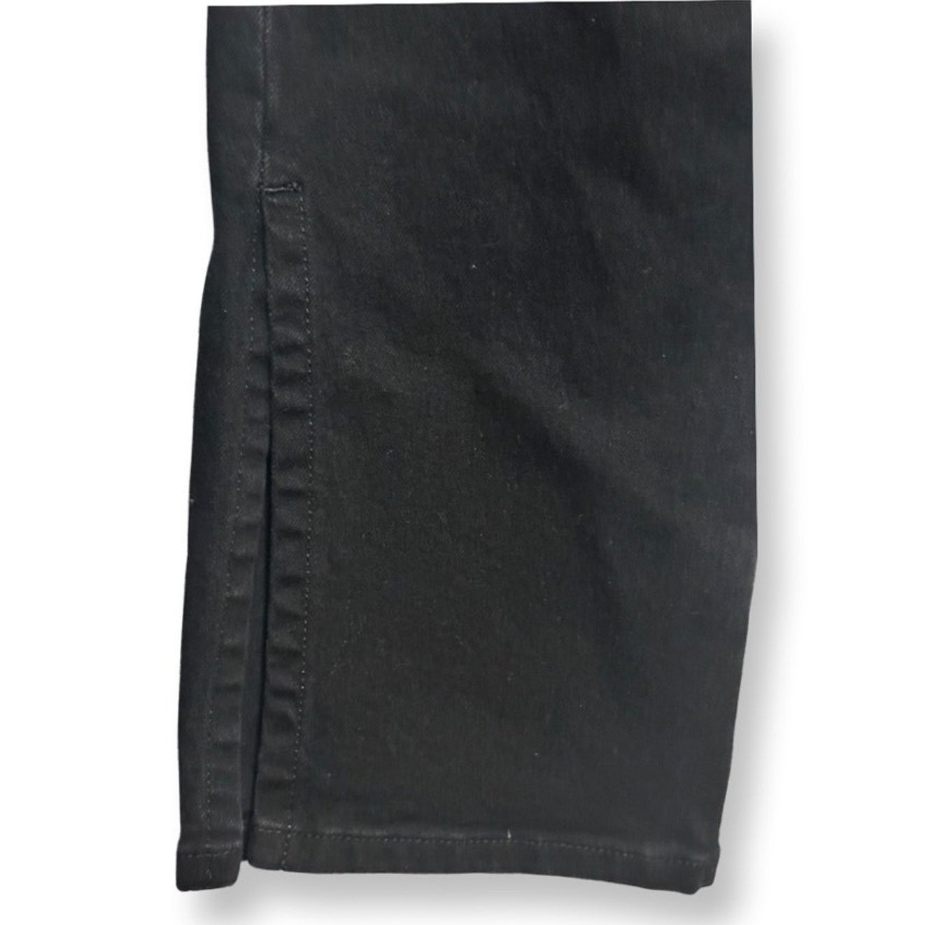 Baldwin Bldwn Vented Skinny Fit Jeans Side Slits Hem Black W 27 NWT Size 27" / US 4 / IT 40 - 7 Thumbnail