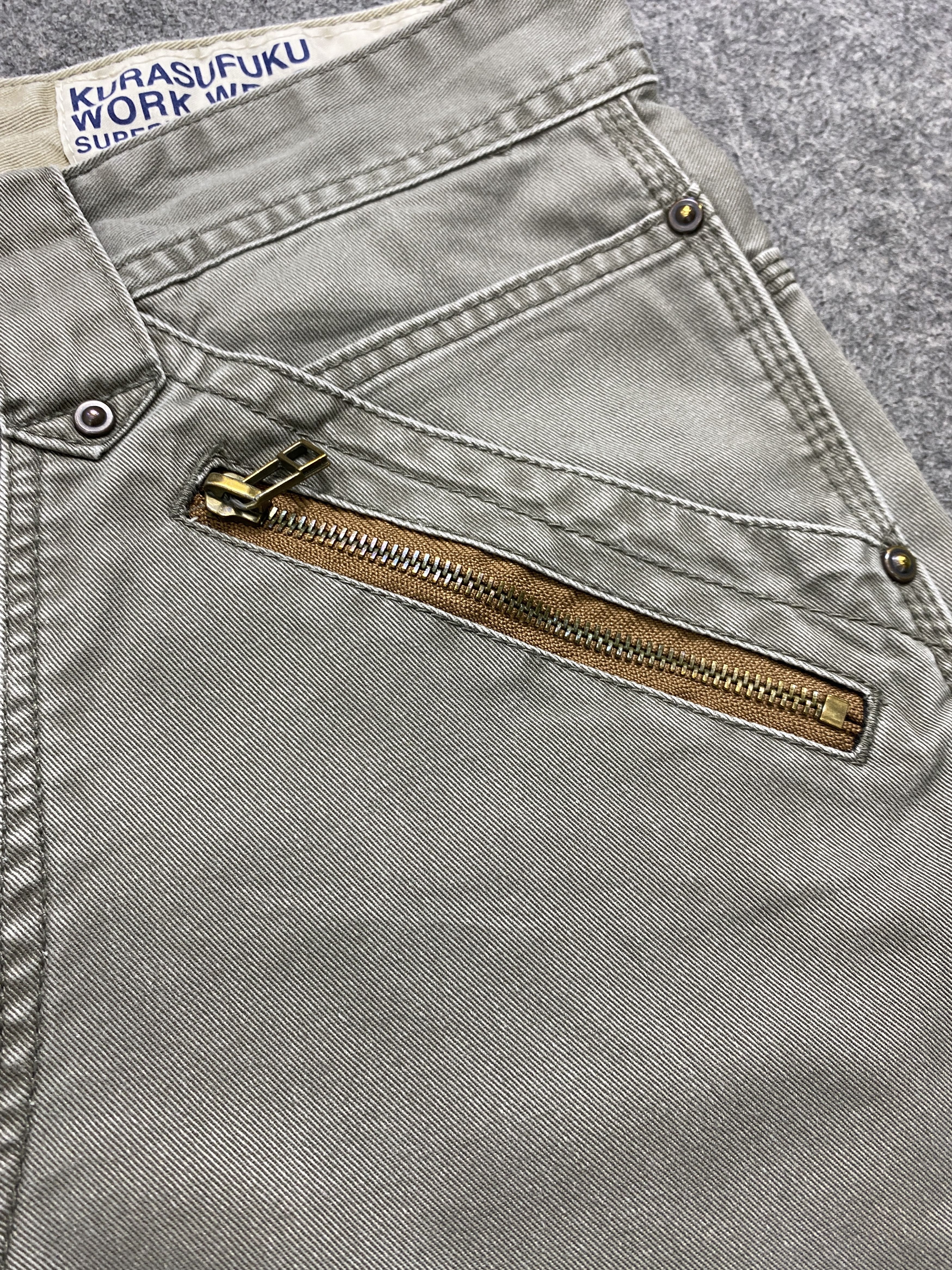 Japanese Brand Kurasufuku Workwear Japanesse Cargo Multipocket Pants -CP272 Size US 34 / EU 50 - 11 Thumbnail