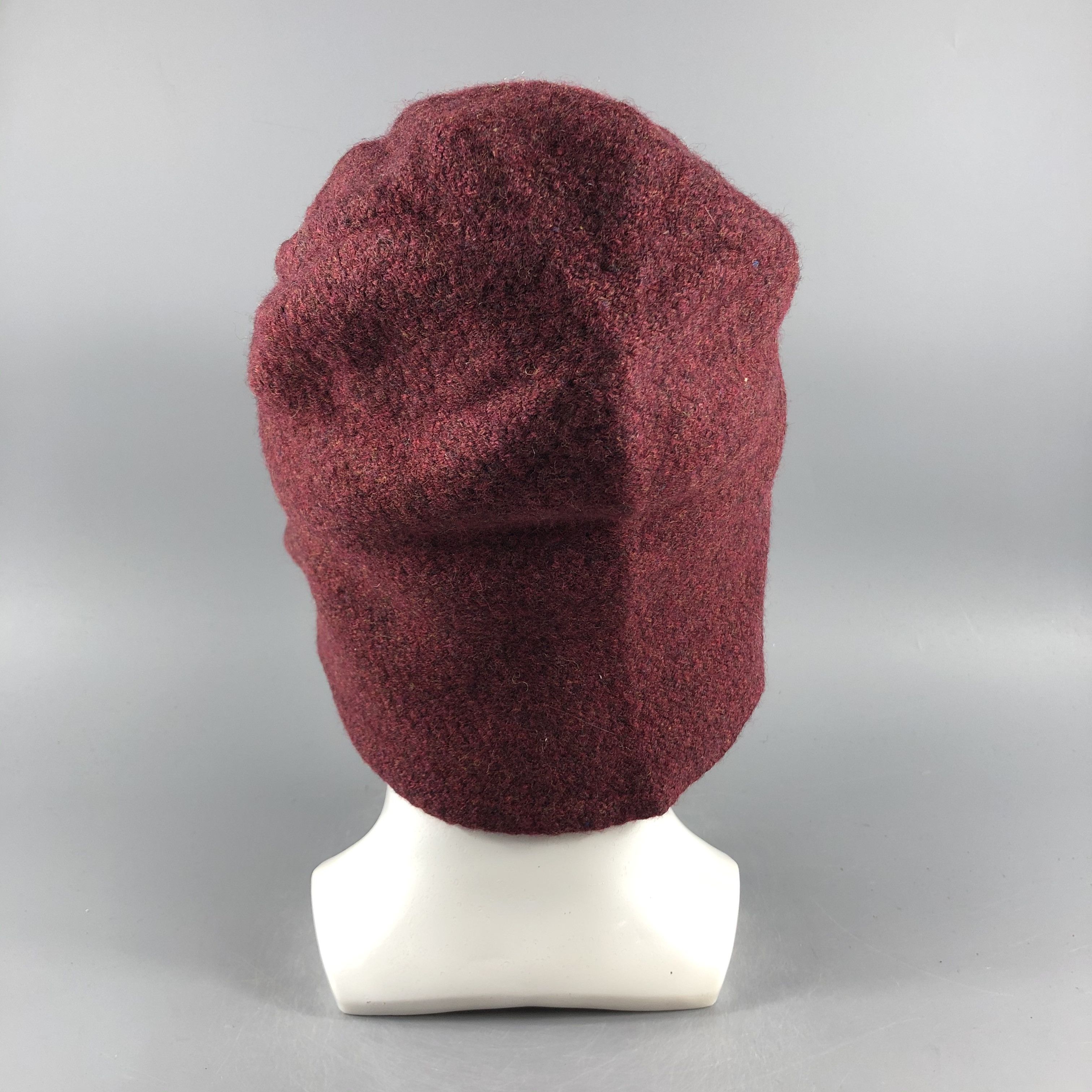 Other × Vintage Unknown Maroon Bucket Hats Beanie -D673 Size ONE SIZE - 2 Thumbnail