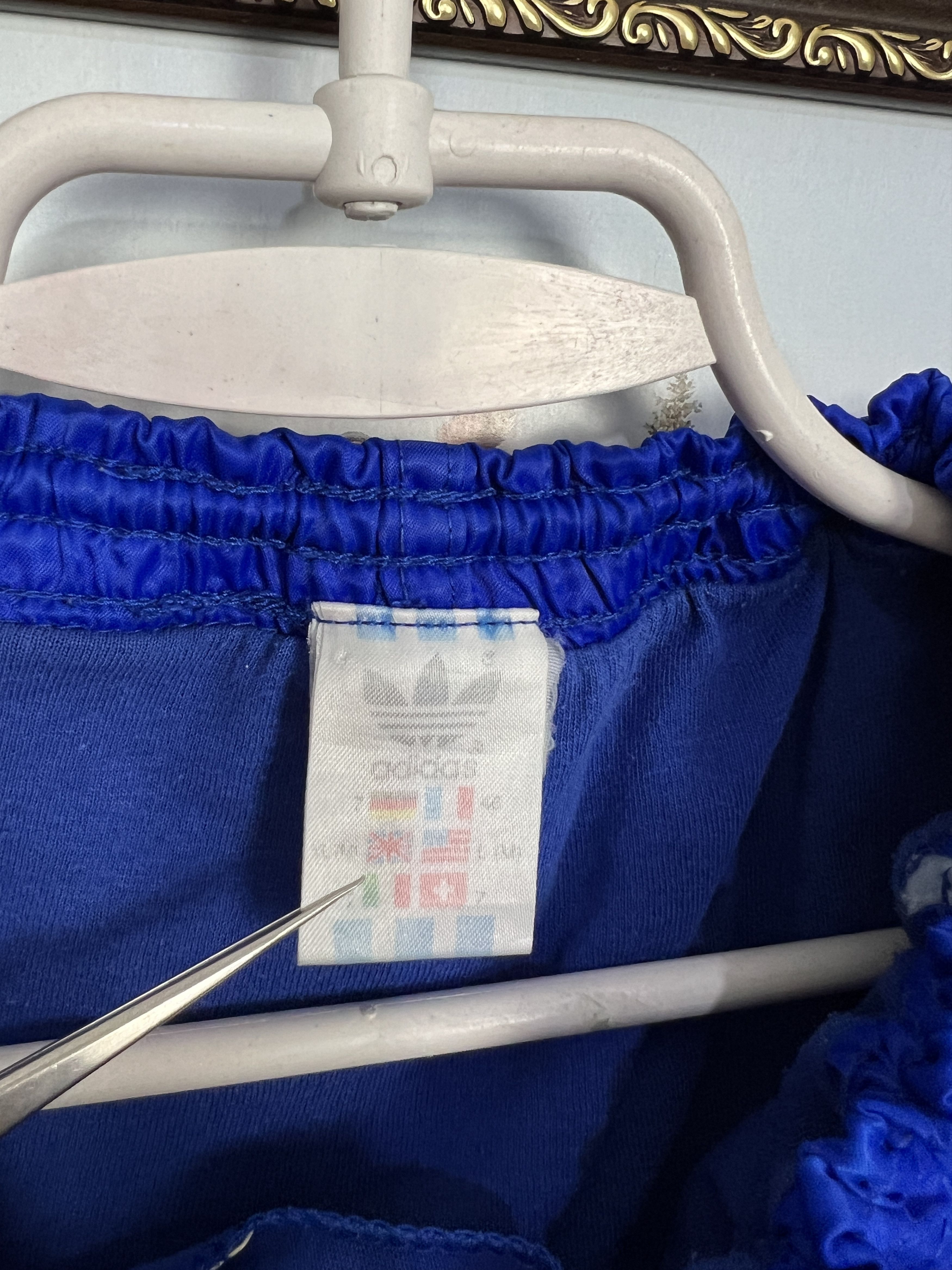 Adidas Vintage 90's Nylon Run Athletic Shorts Sport Hype Rare Size US 32 / EU 48 - 7 Thumbnail