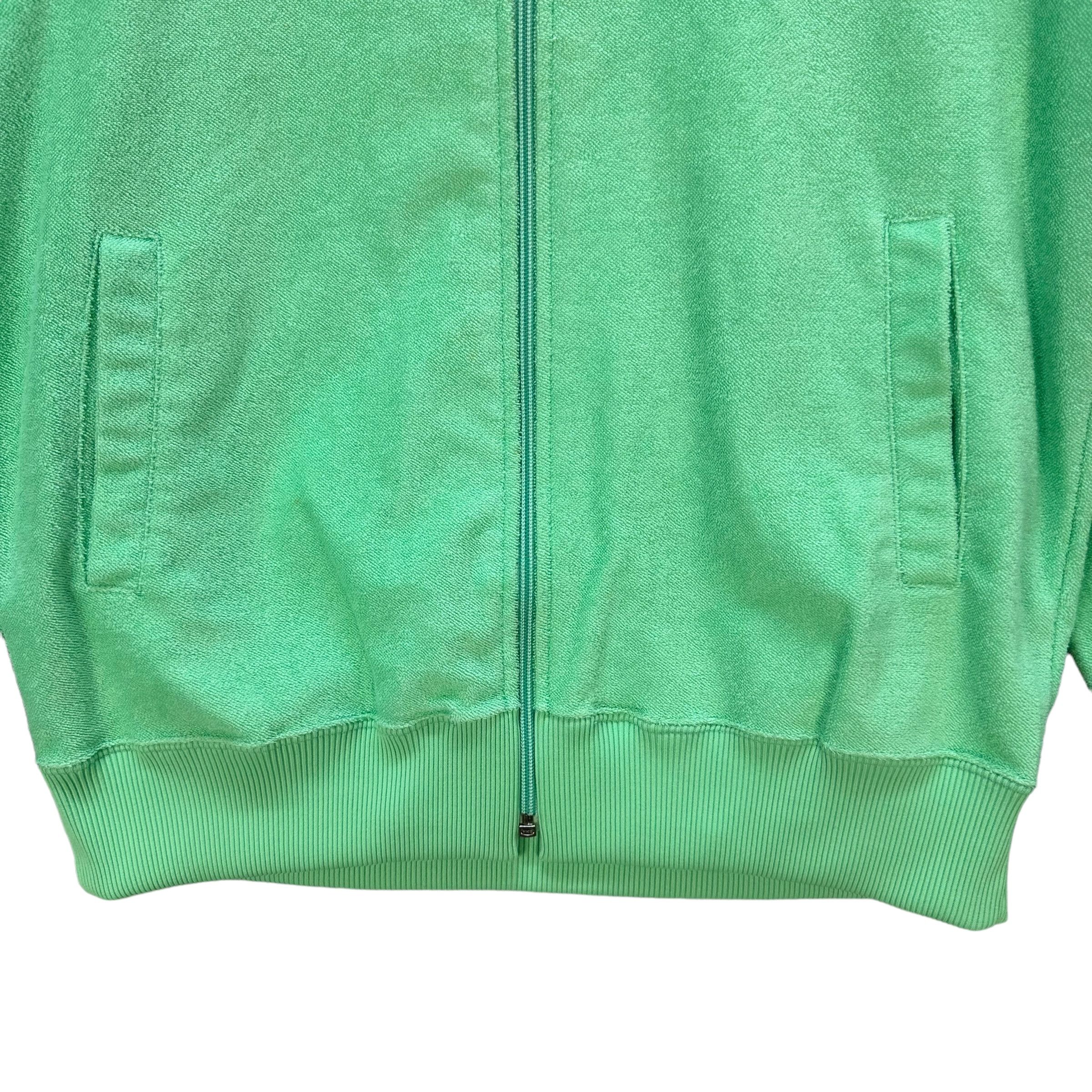 Asics 90's Asics Green Sweater Jacket Track Jacket #A1-0029 Size US M / EU 48-50 / 2 - 4 Thumbnail