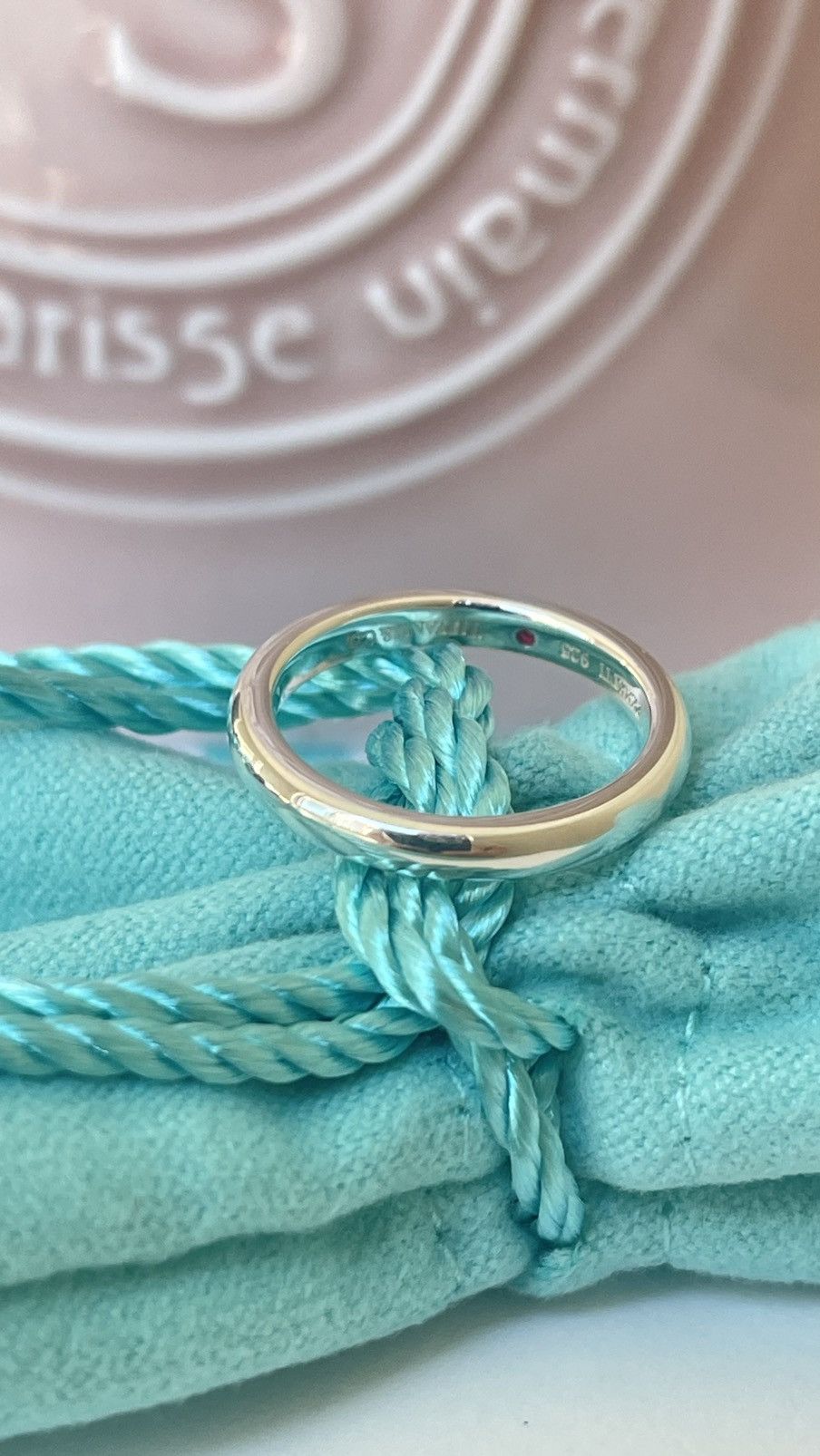 Tiffany & Co. Tiffany & Co. Elsa Peretti Ruby Silver Stacking Band 5 $450 Size ONE SIZE - 15 Thumbnail