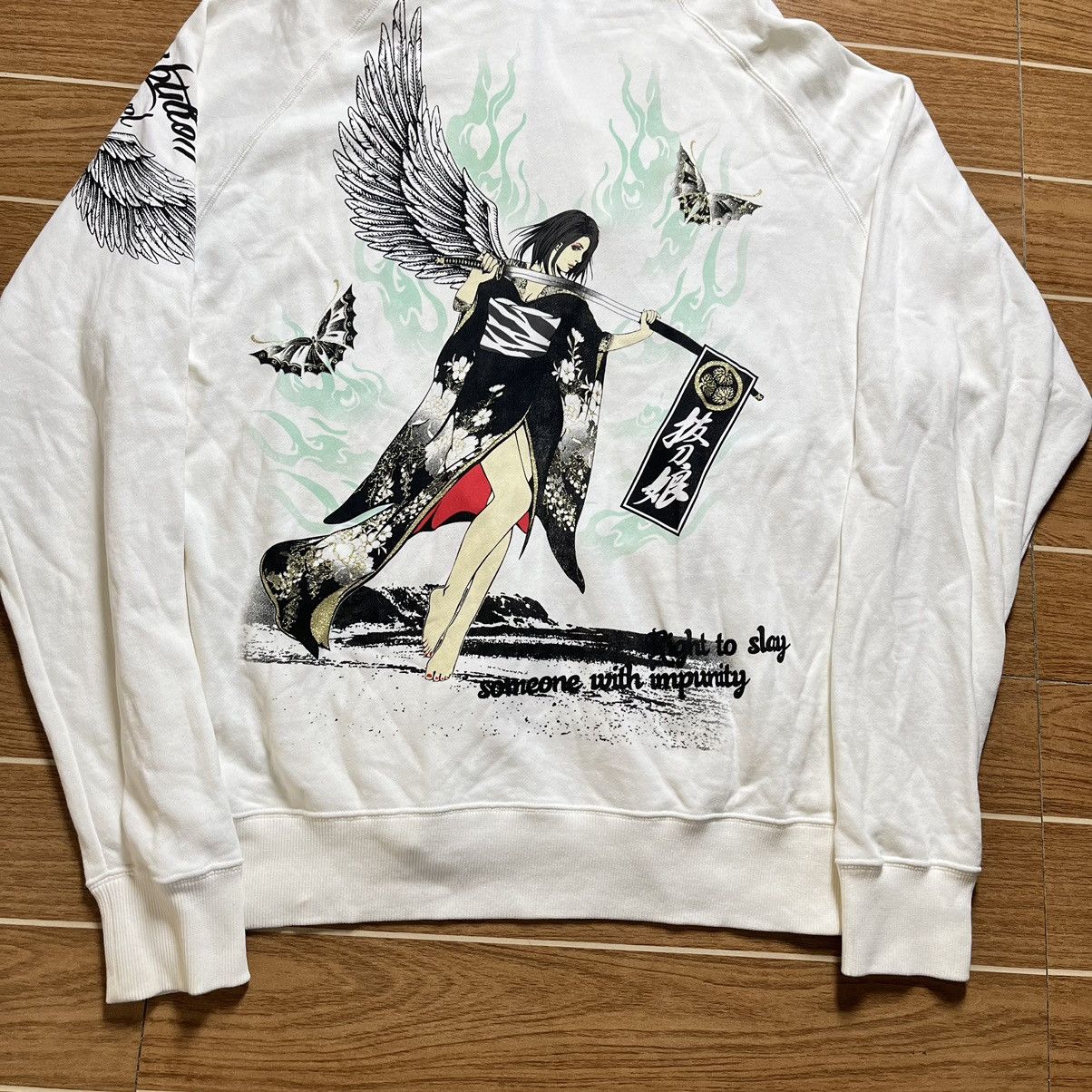 Japanese Brand Divine Retribution Fallen Angel Zip Up Jacket Size US XXL / EU 58 / 5 - 20 Thumbnail