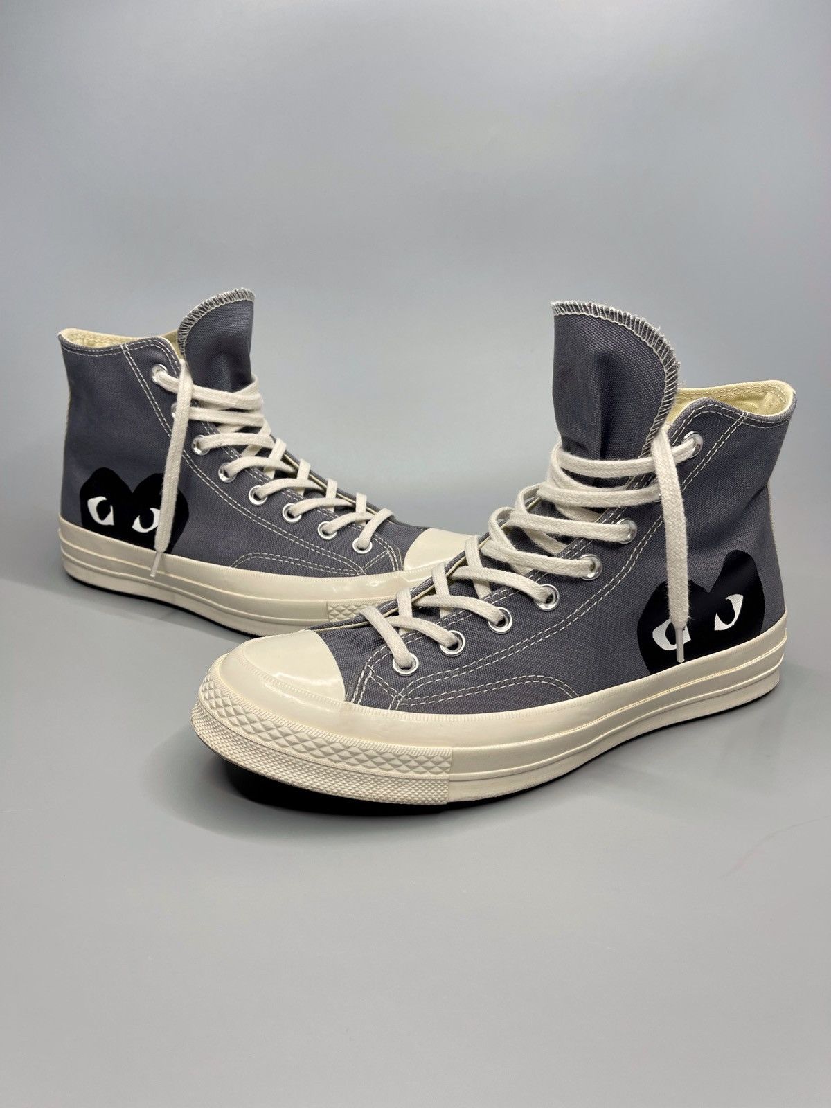 Comme des Garcons × Converse Comme Des Garcons x Converse Hi Top Sneakers Size US 9.5 / EU 42-43 - 3 Thumbnail